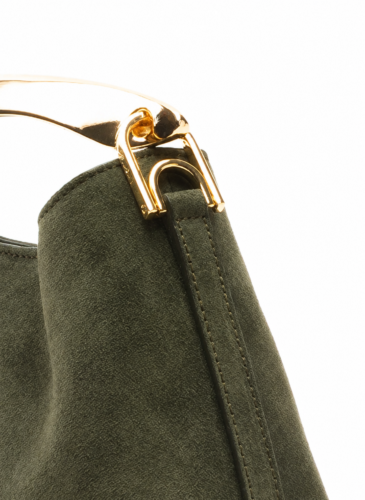 Mini Boomerang Suede Khaki