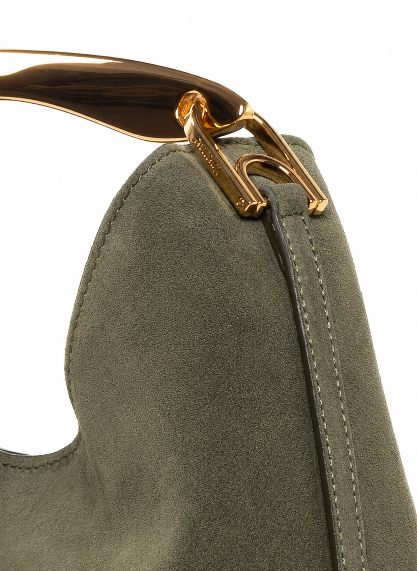 Small Boomerang Suede Khaki