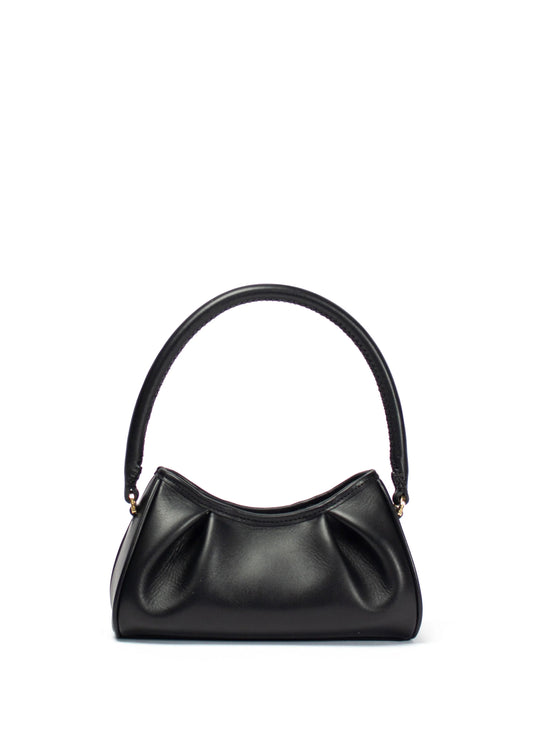 Small Dimple Leather Black