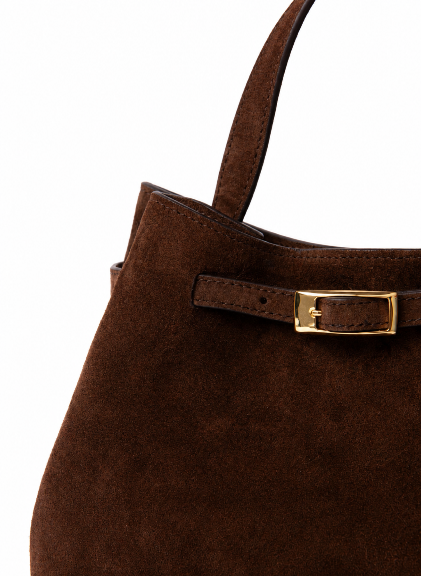 Belt Bag Small Suede Brownie
