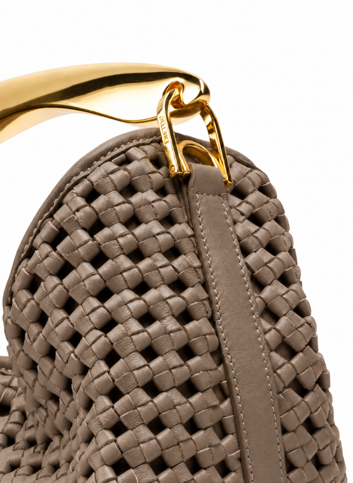 Boomerang Woven Leather Rock