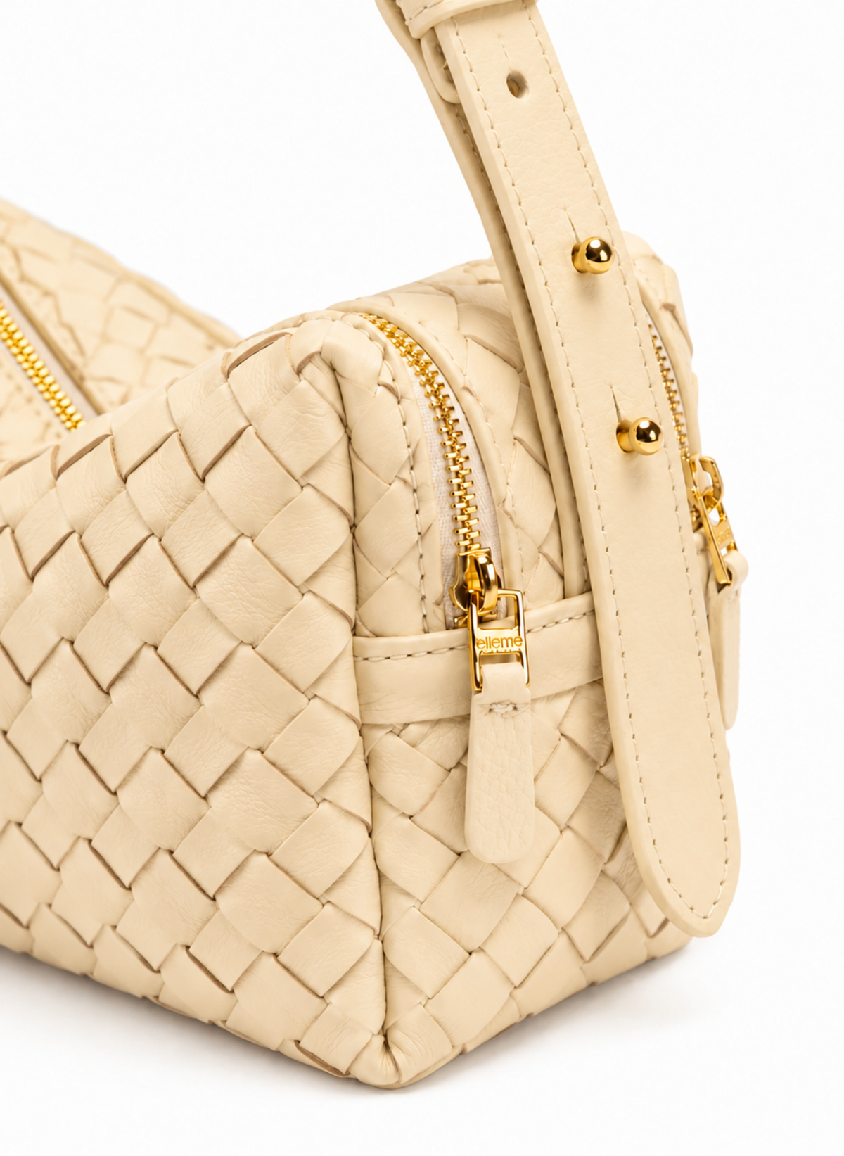 Trousse Woven Leather Butter