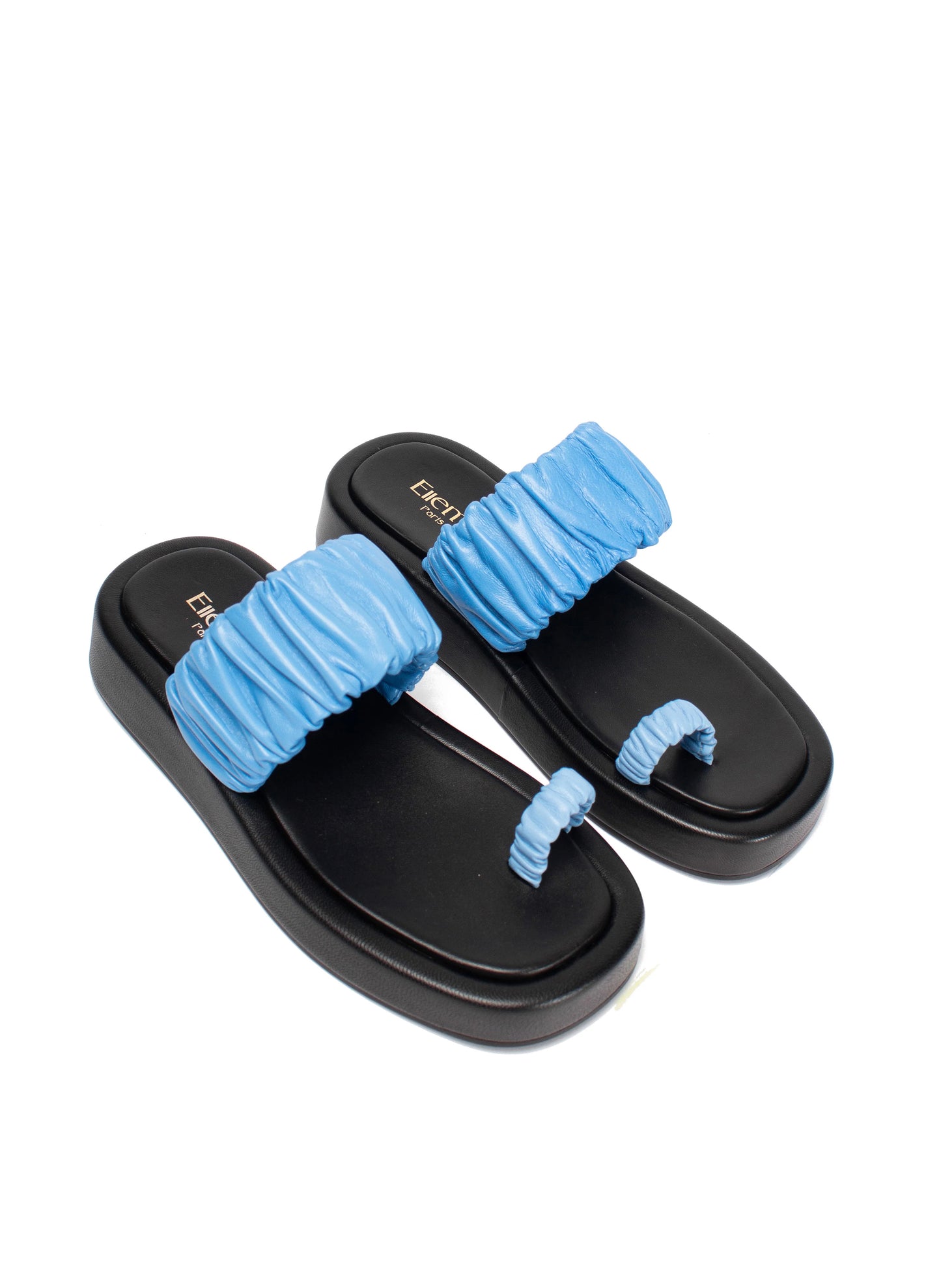 Amor Platform Sandal Medium Blue/Black