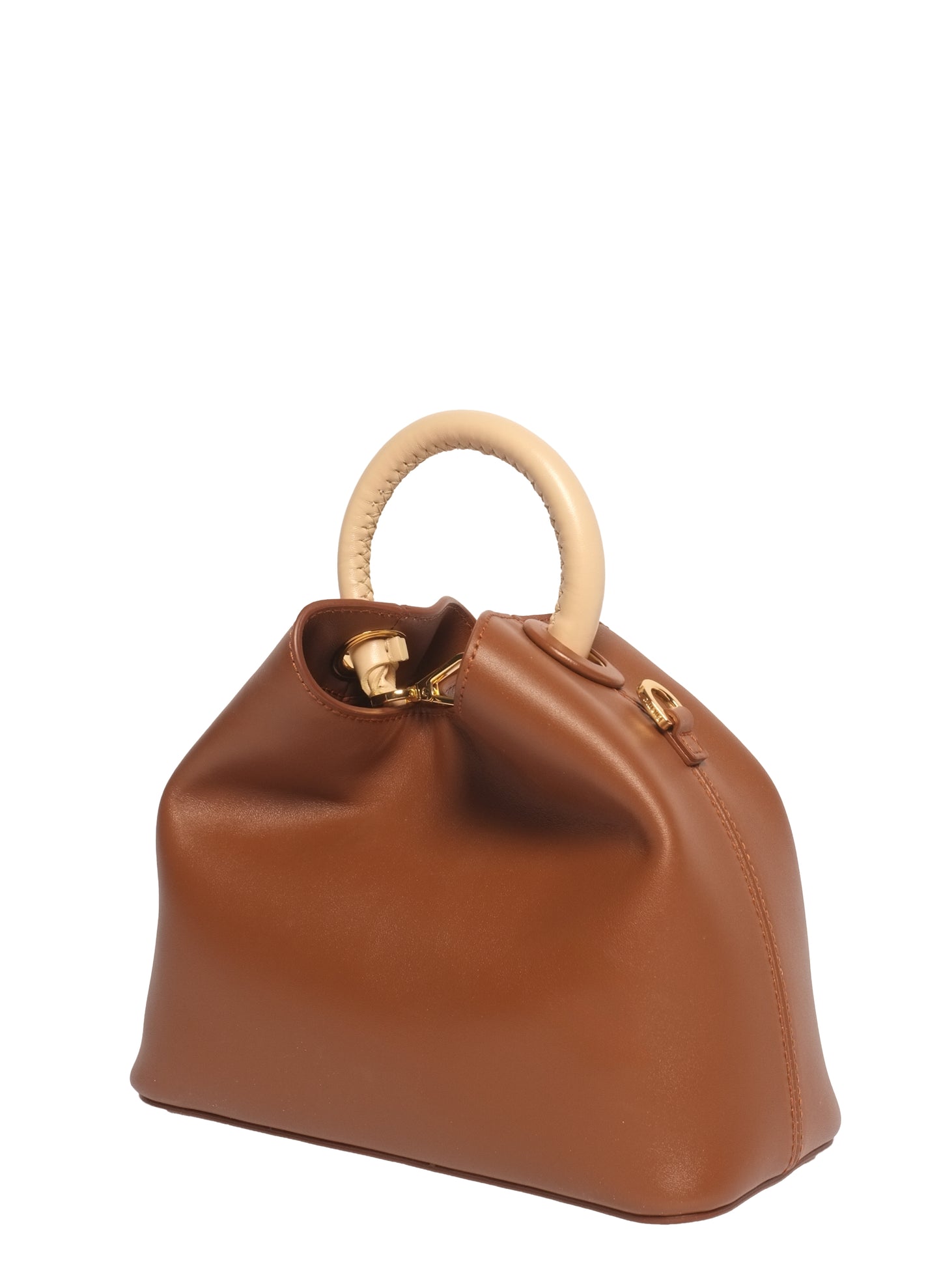 Baozi Leather Cognac/Beige