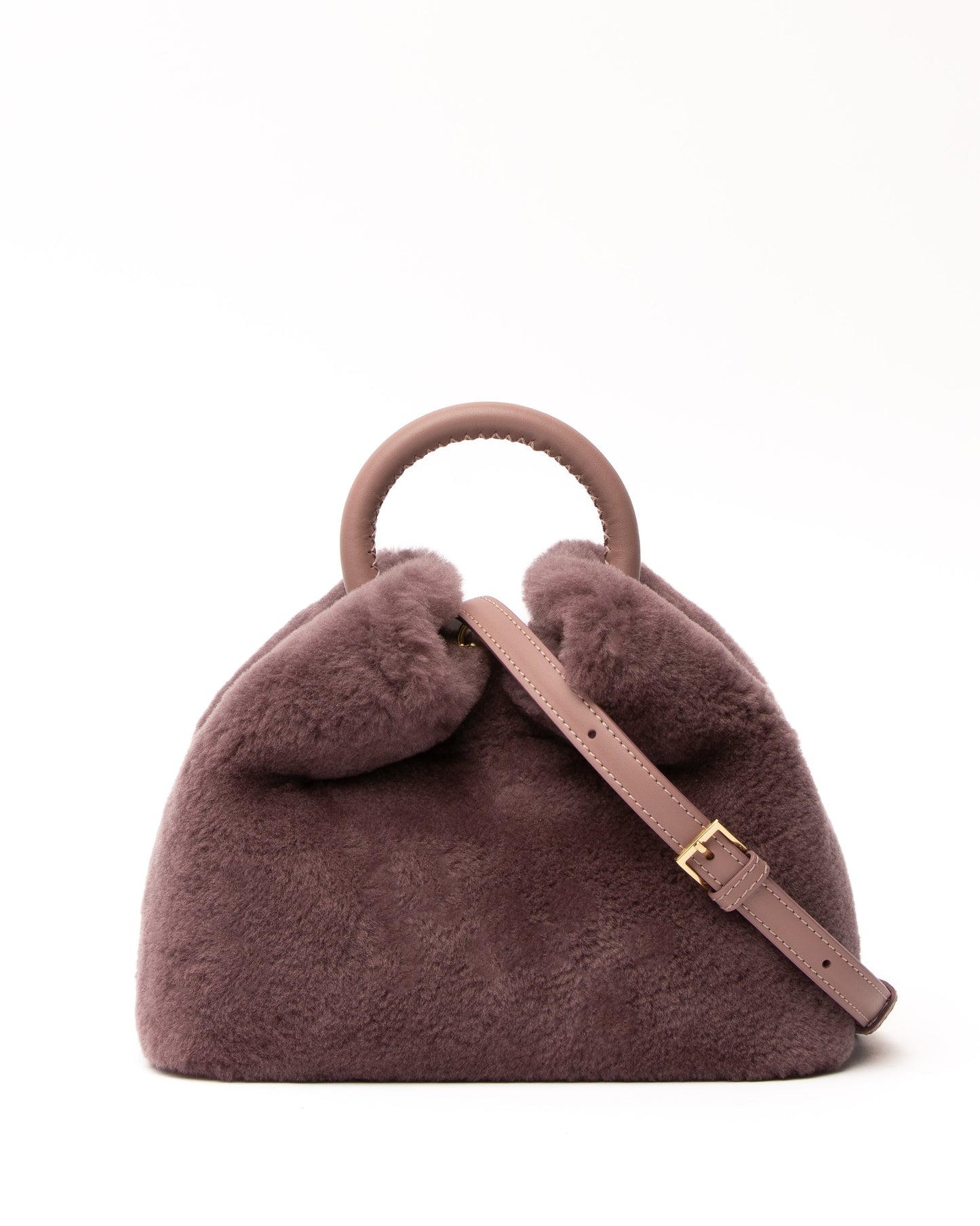 Baozi Shearling Montone Mauve