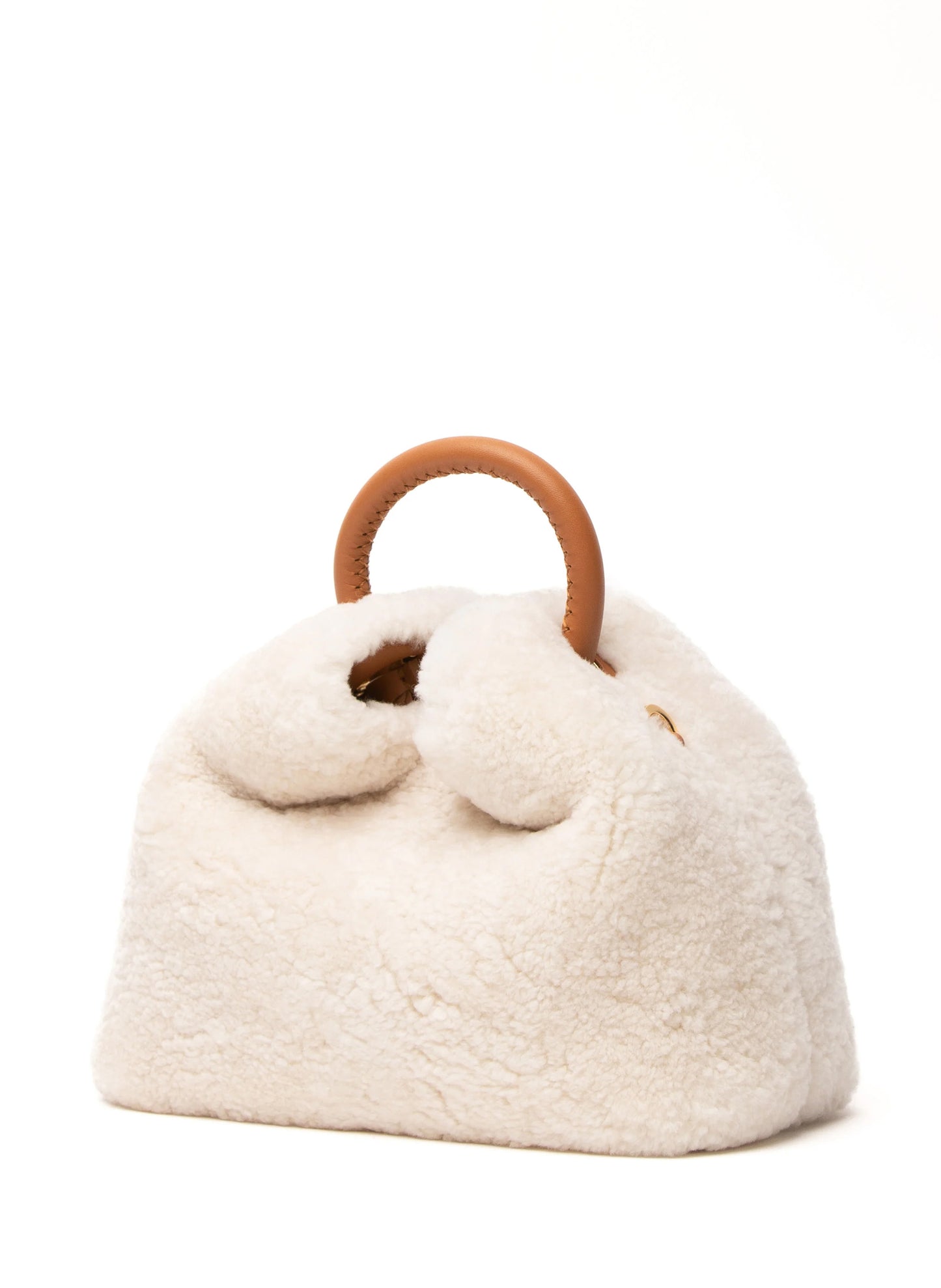Baozi Shearling Teddy White/Caramel