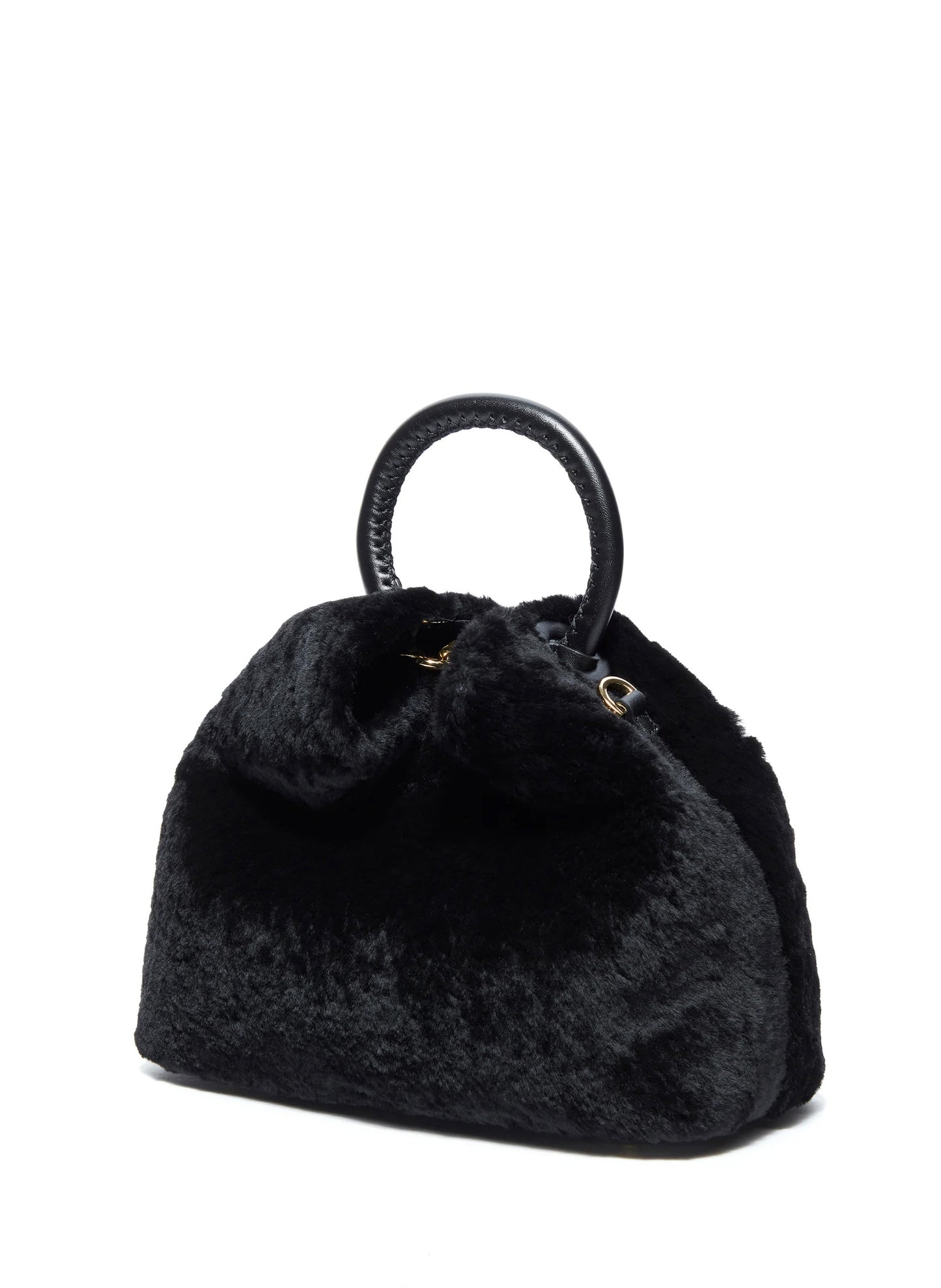 Baozi Shearling Montone Black