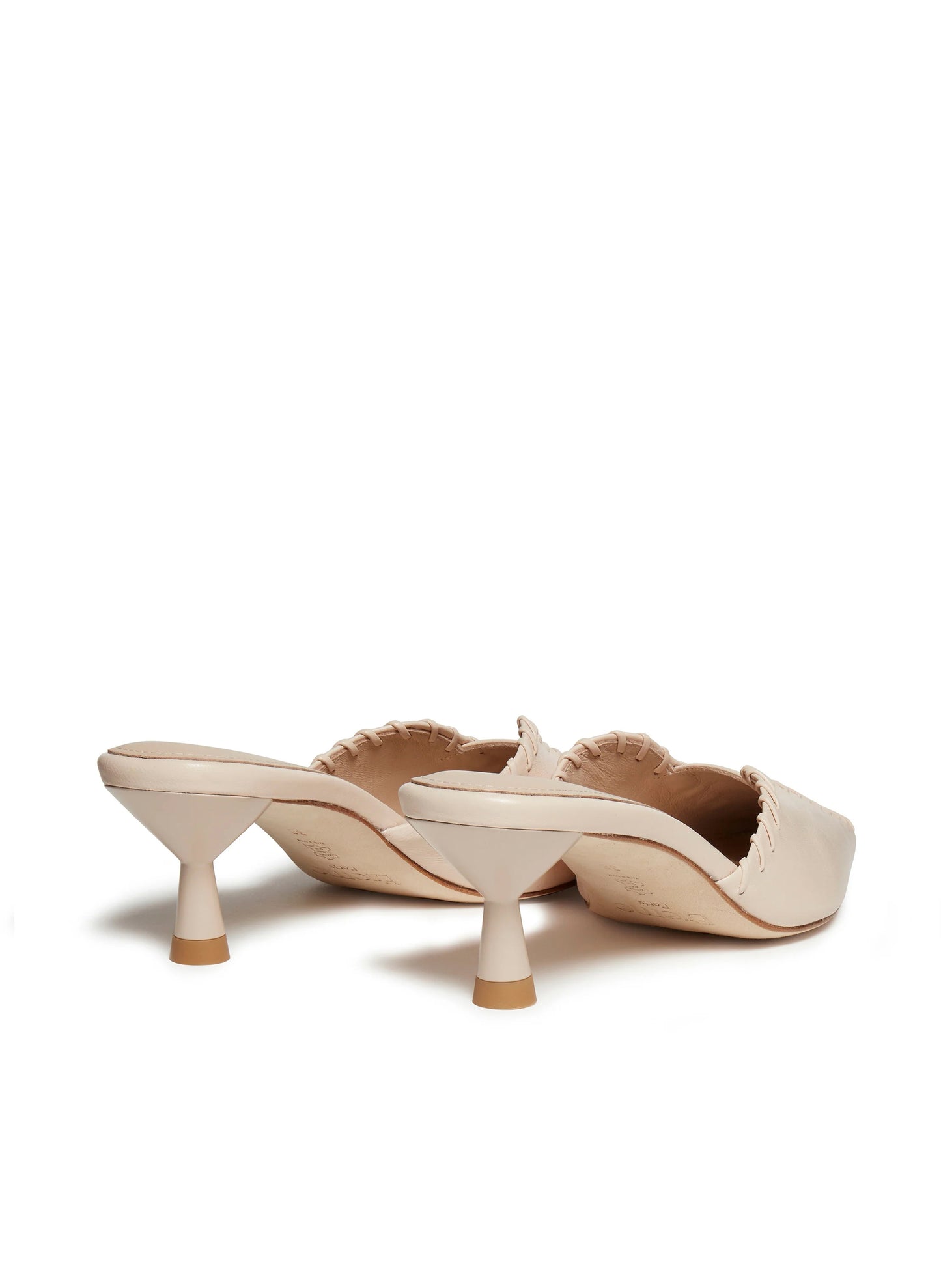 Mules Stitch Beige