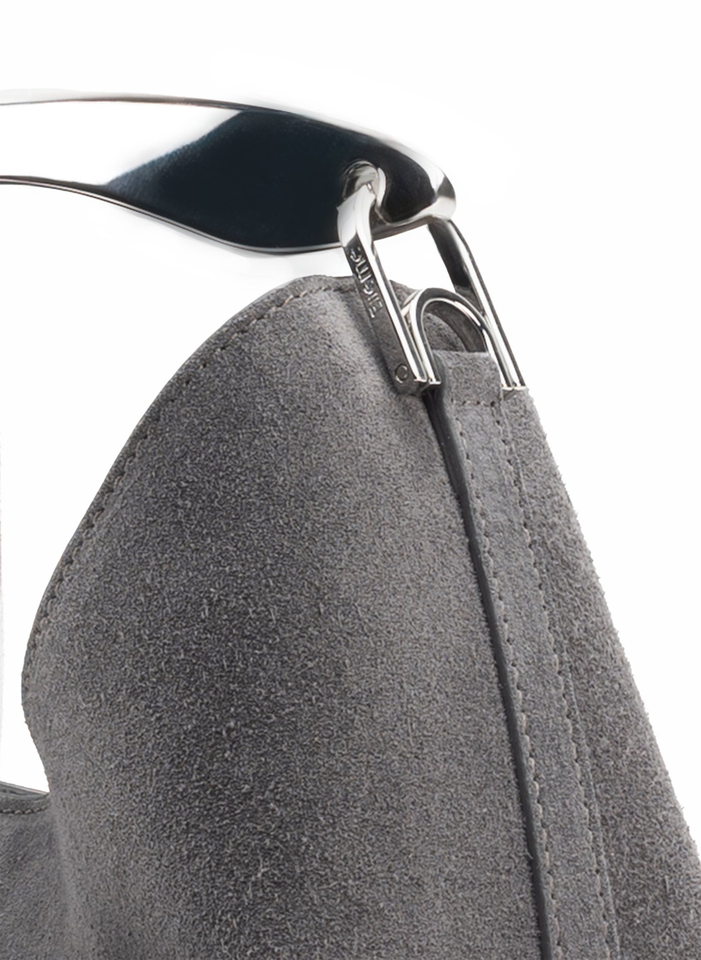 Boomerang Suede Grey - Silver