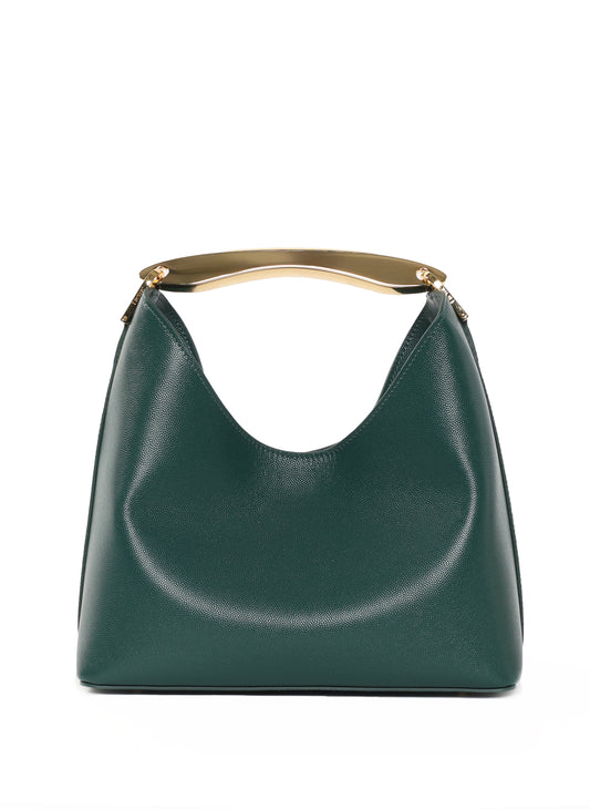 Boomerang Caviar Leather Forest Green