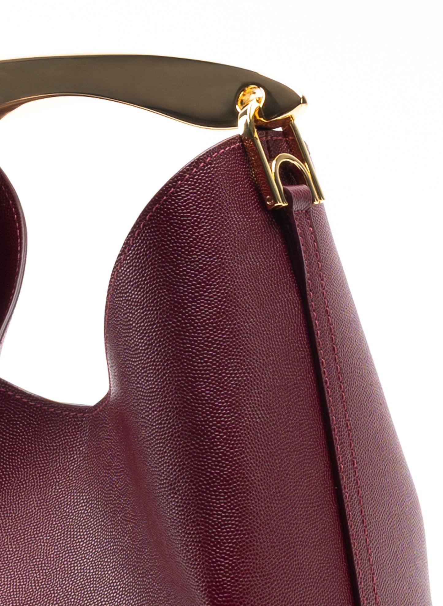 Boomerang Kaviar Leder Burgund