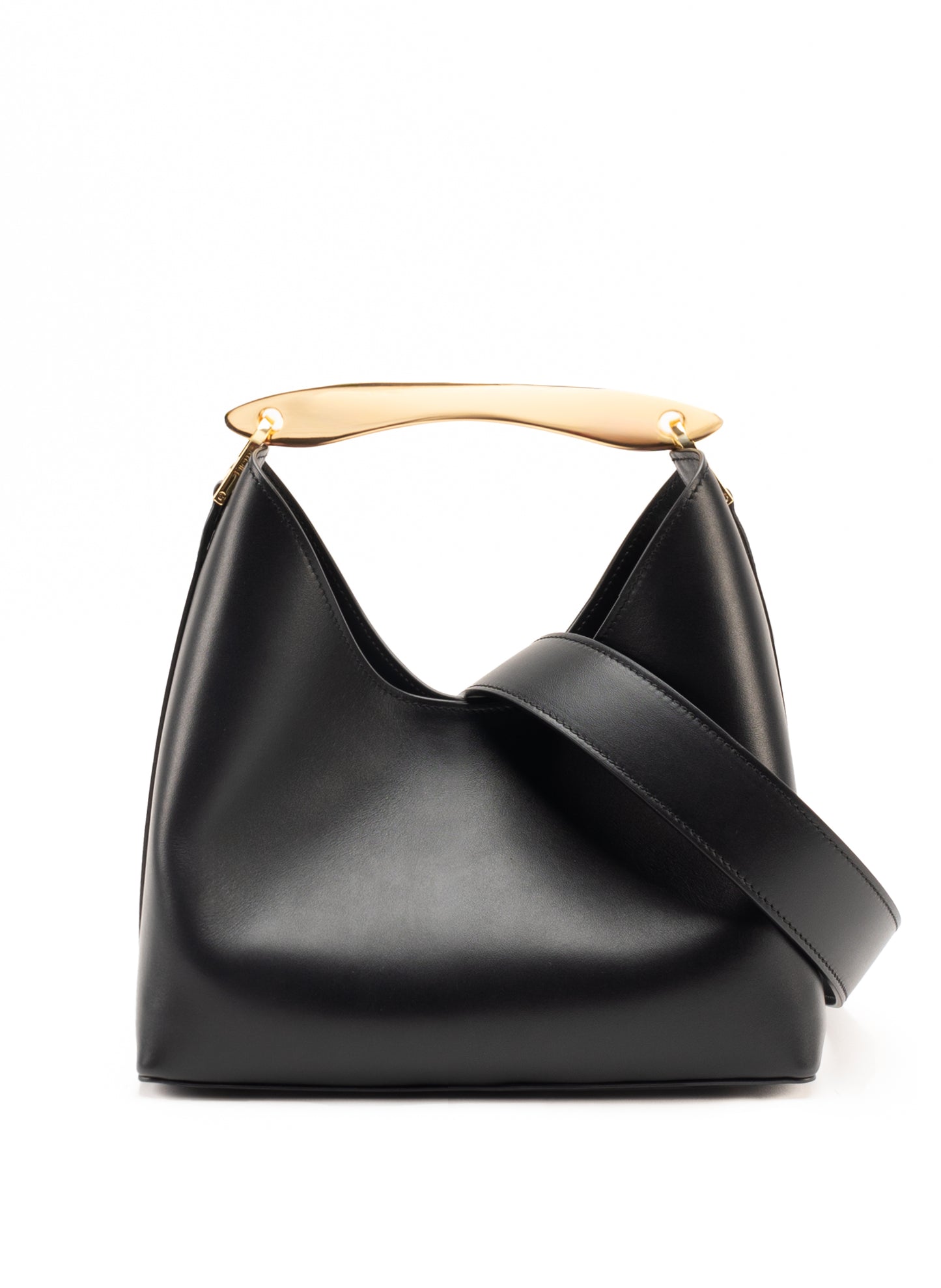 Boomerang Leder Schwarz - Gold