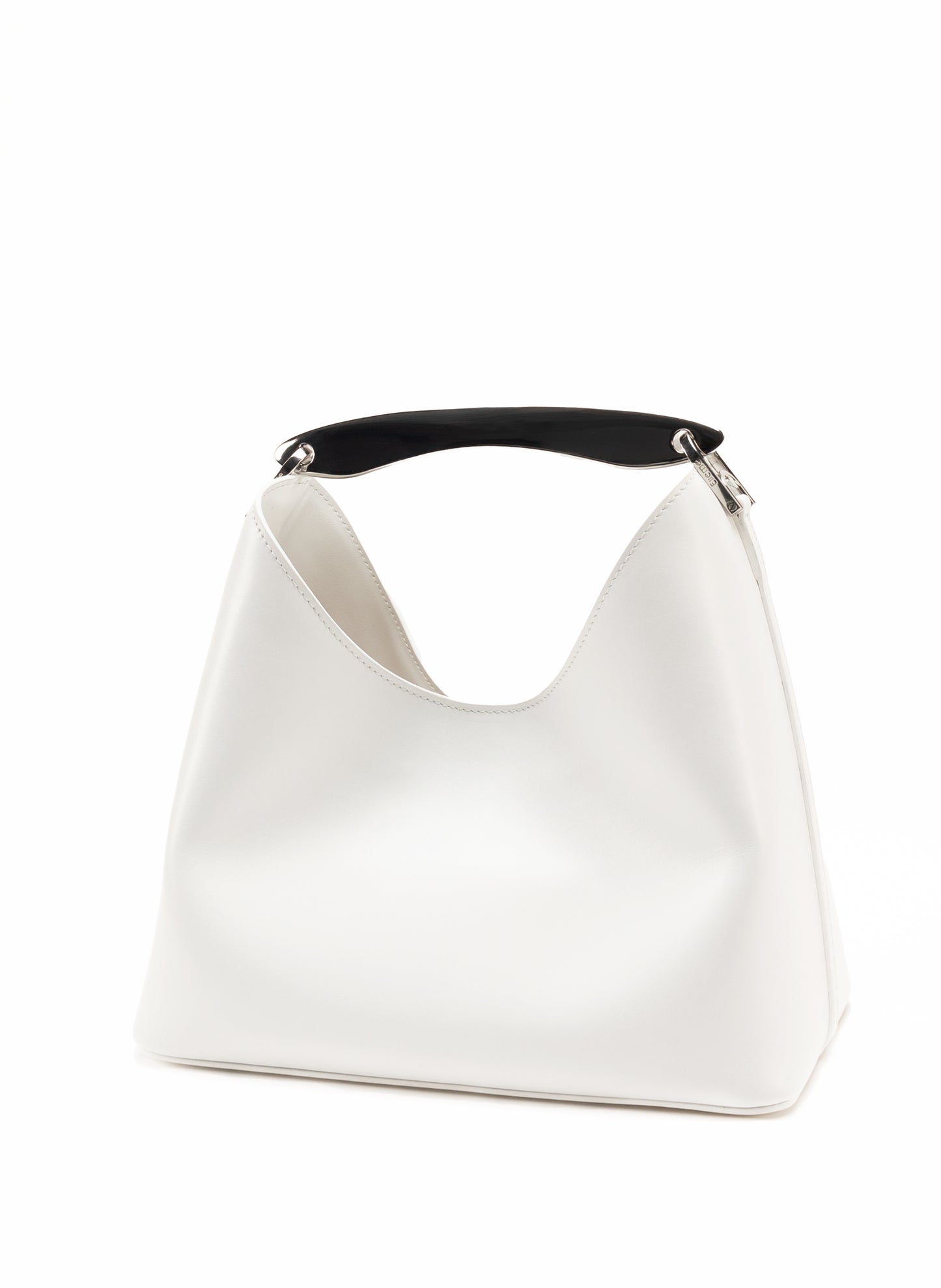 Boomerang Cuir Blanc
