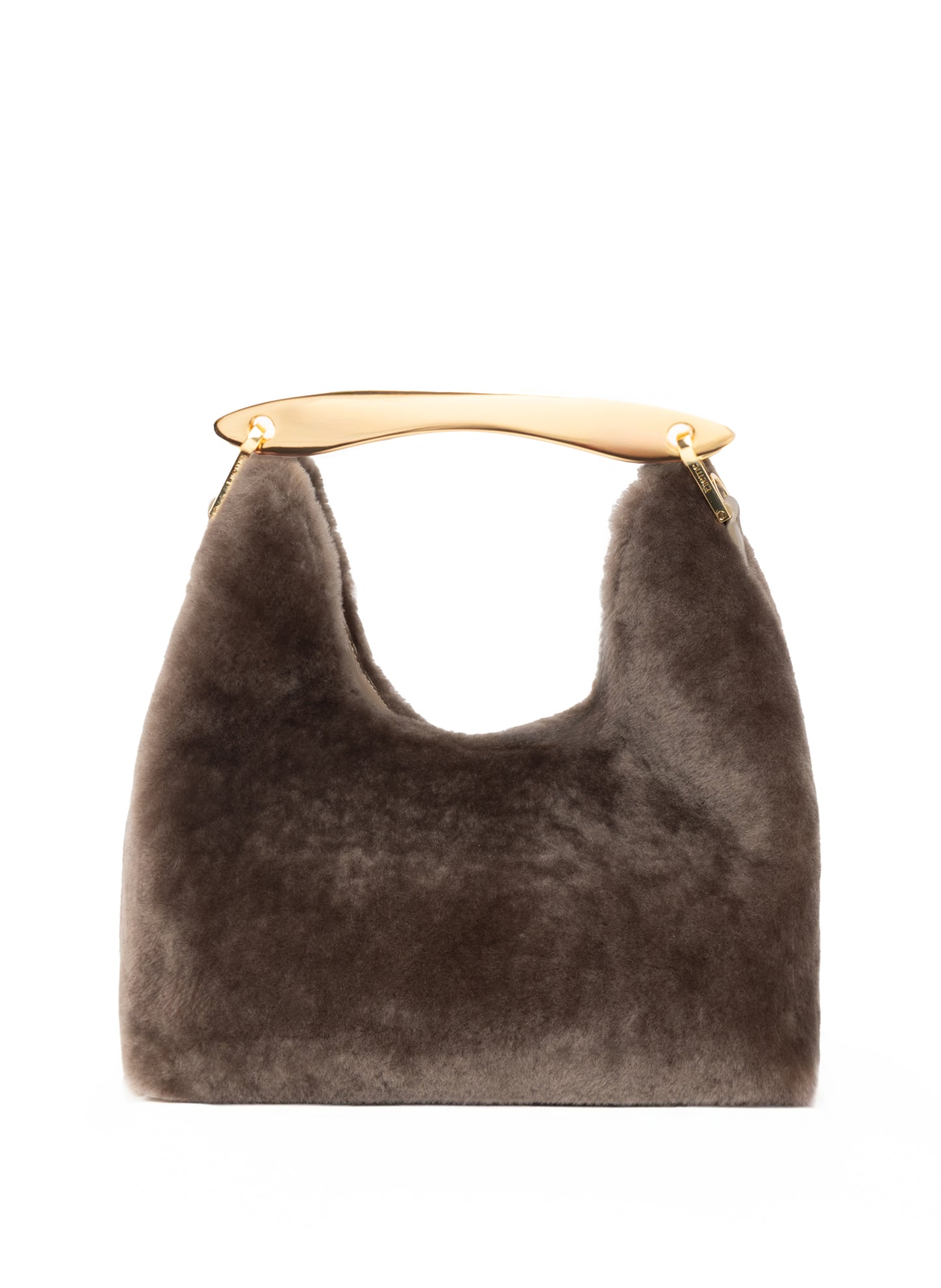Boomerang Peau Mouton Taupe
