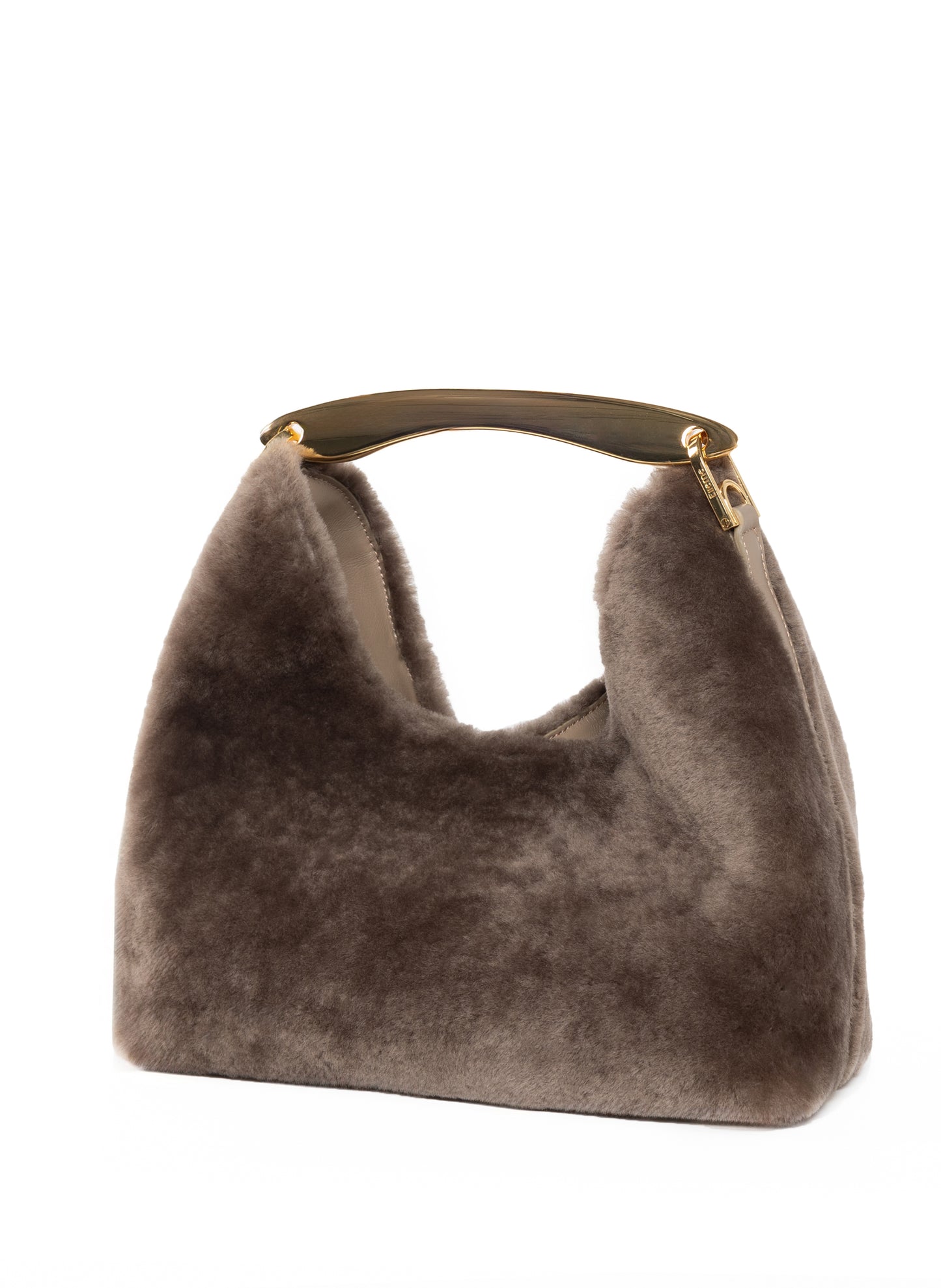 Boomerang Peau Mouton Taupe