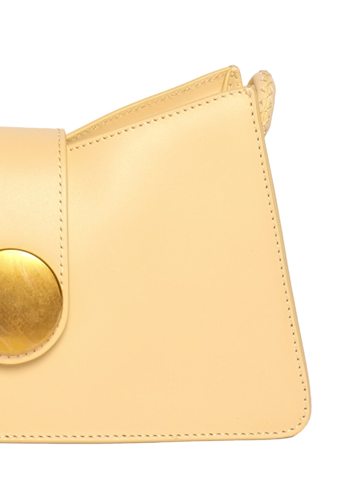 Buckle Shoulder Bag Leather Butter