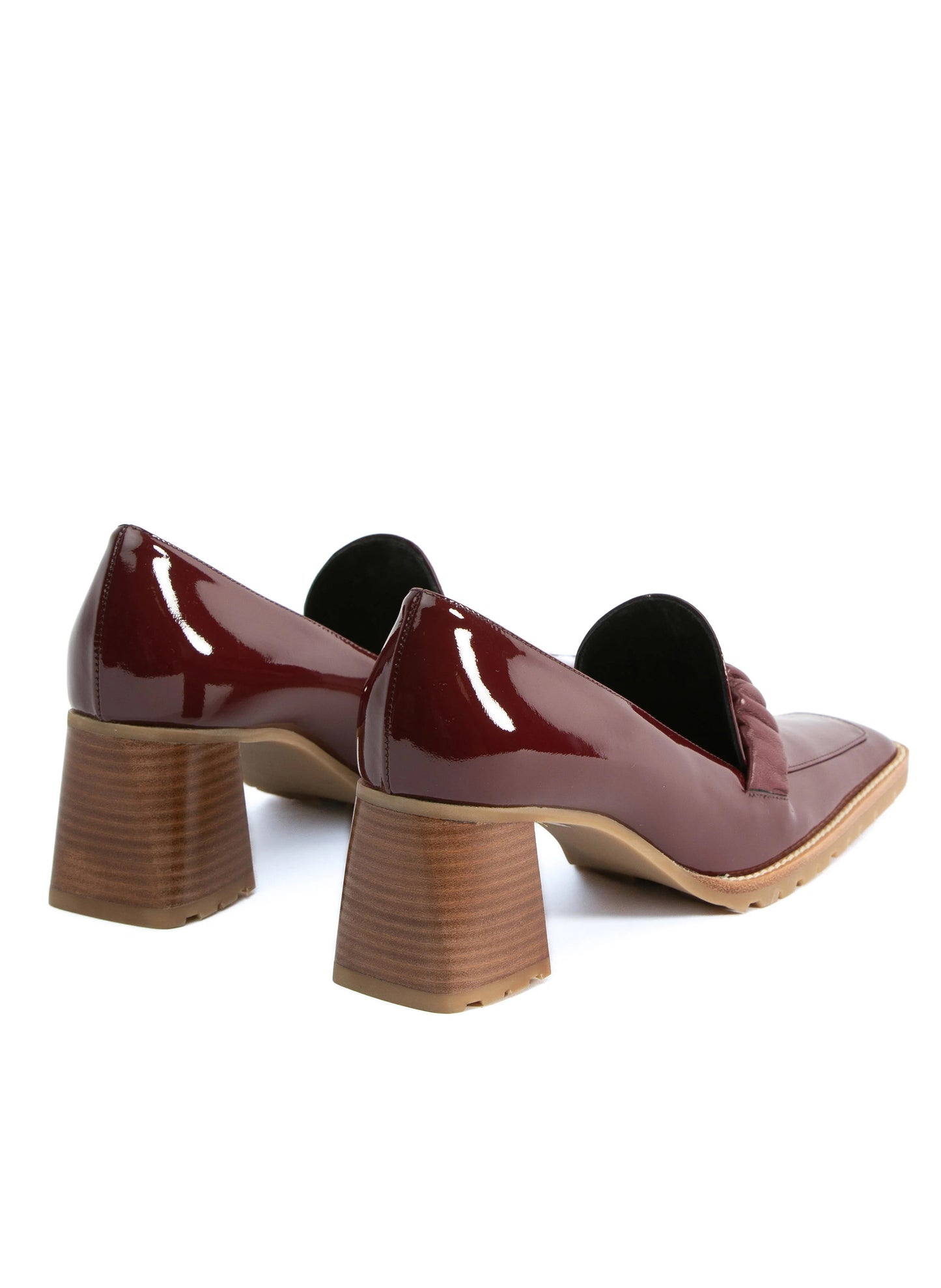 Chouchou Heel Loafer Patent Burgundy