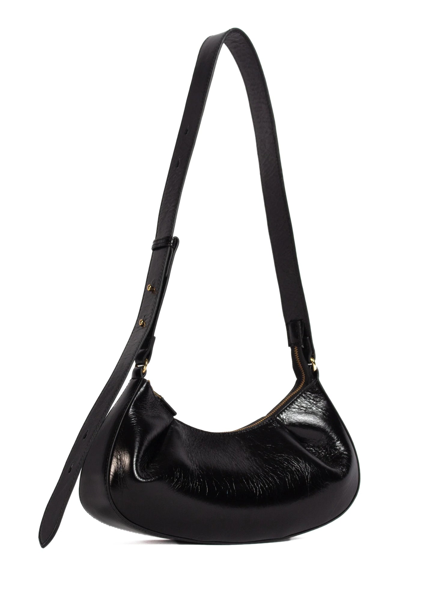 Dimple Moon Patent Black