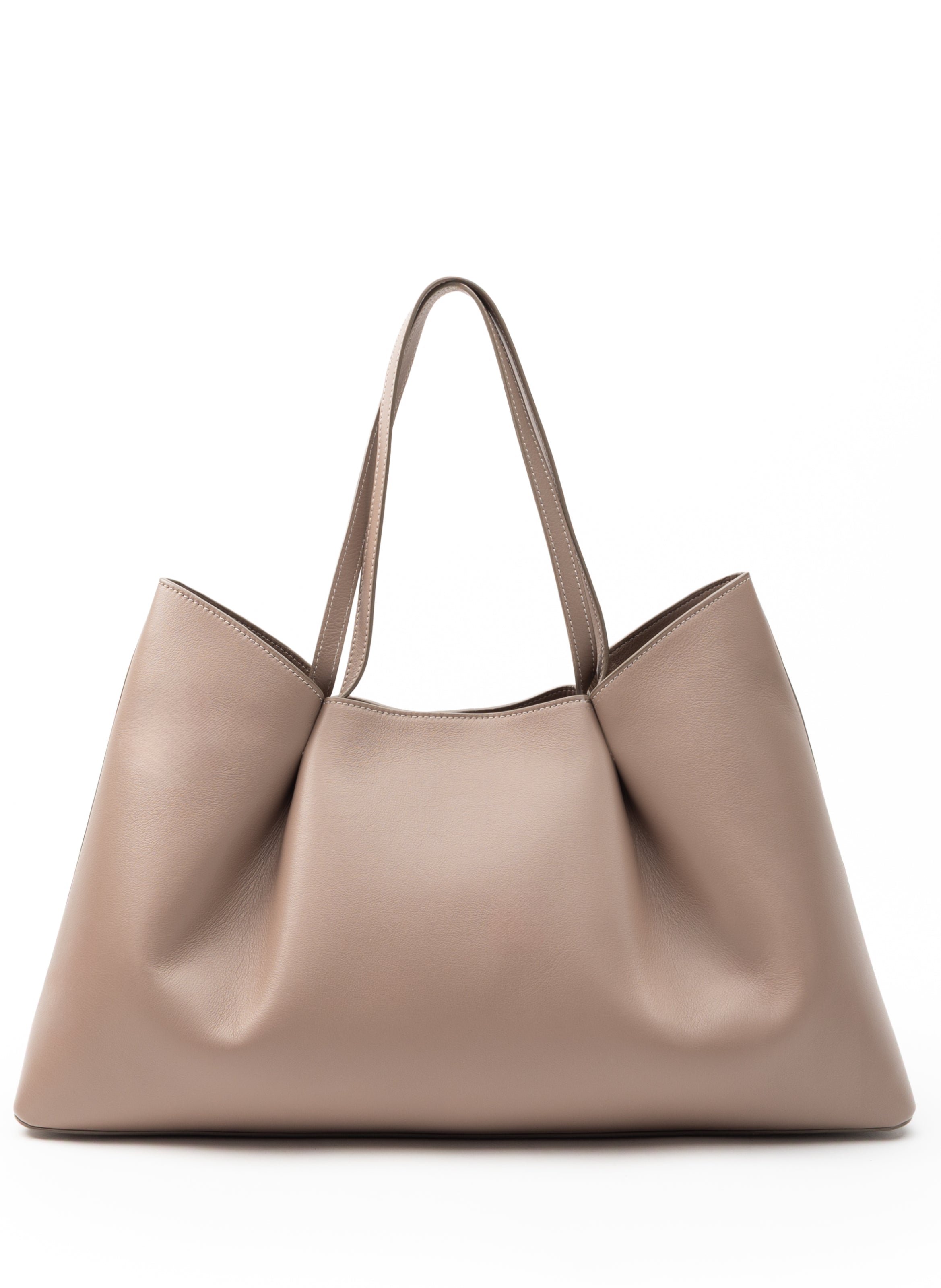 DimpleTotePebbledLeatherAcacia