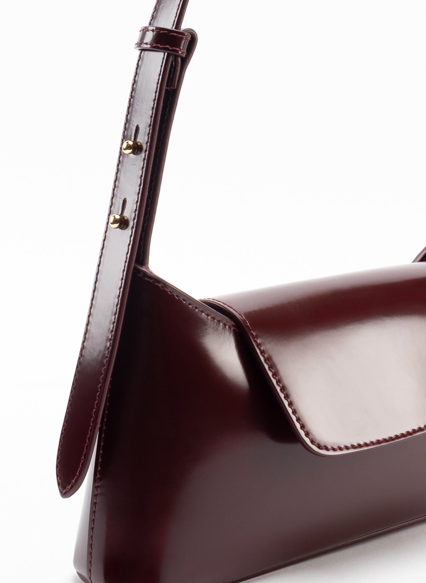 Envelope Patent Leather Wine