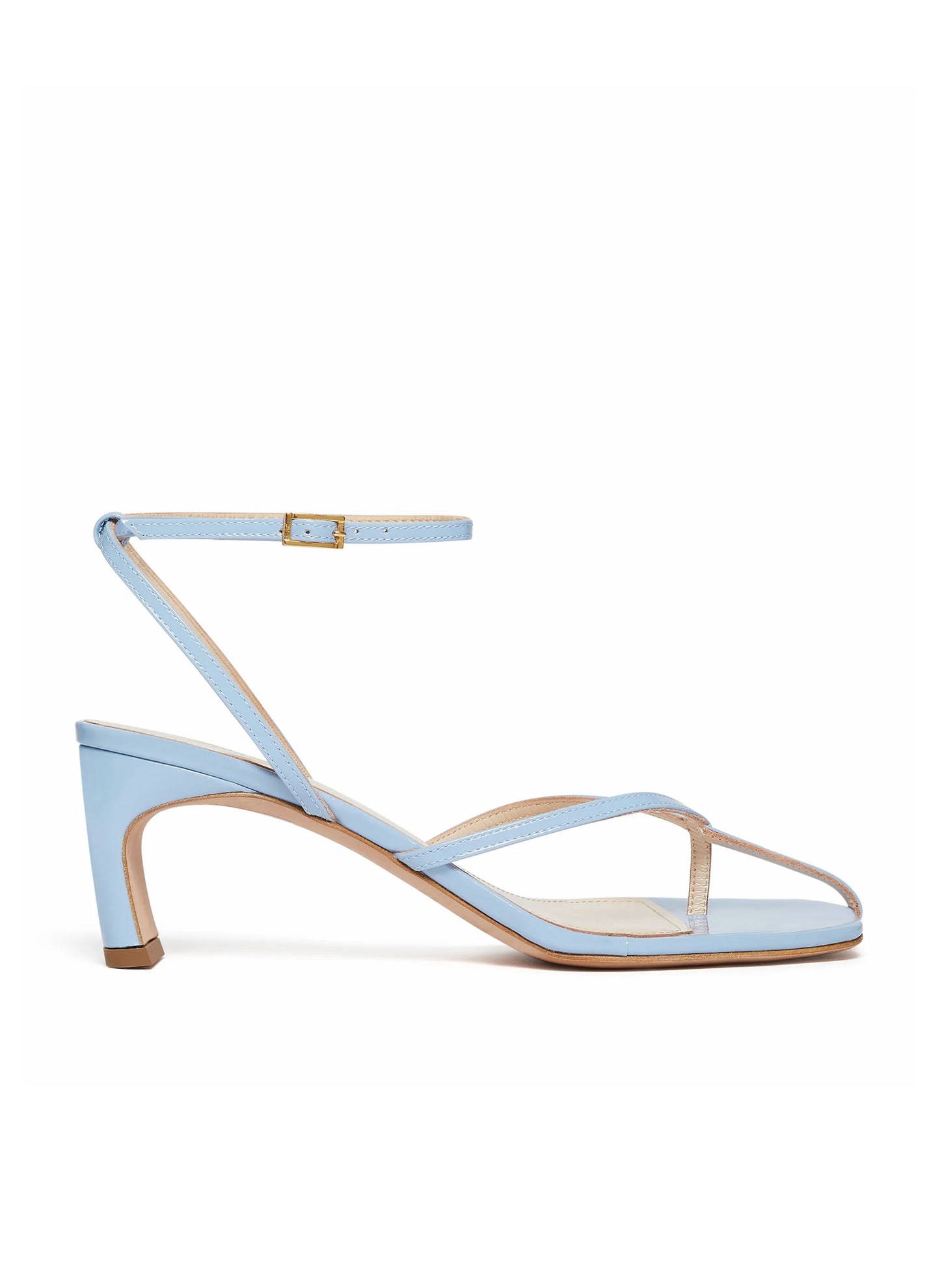 Ficelle Ankle Strap Patent Iris Blue