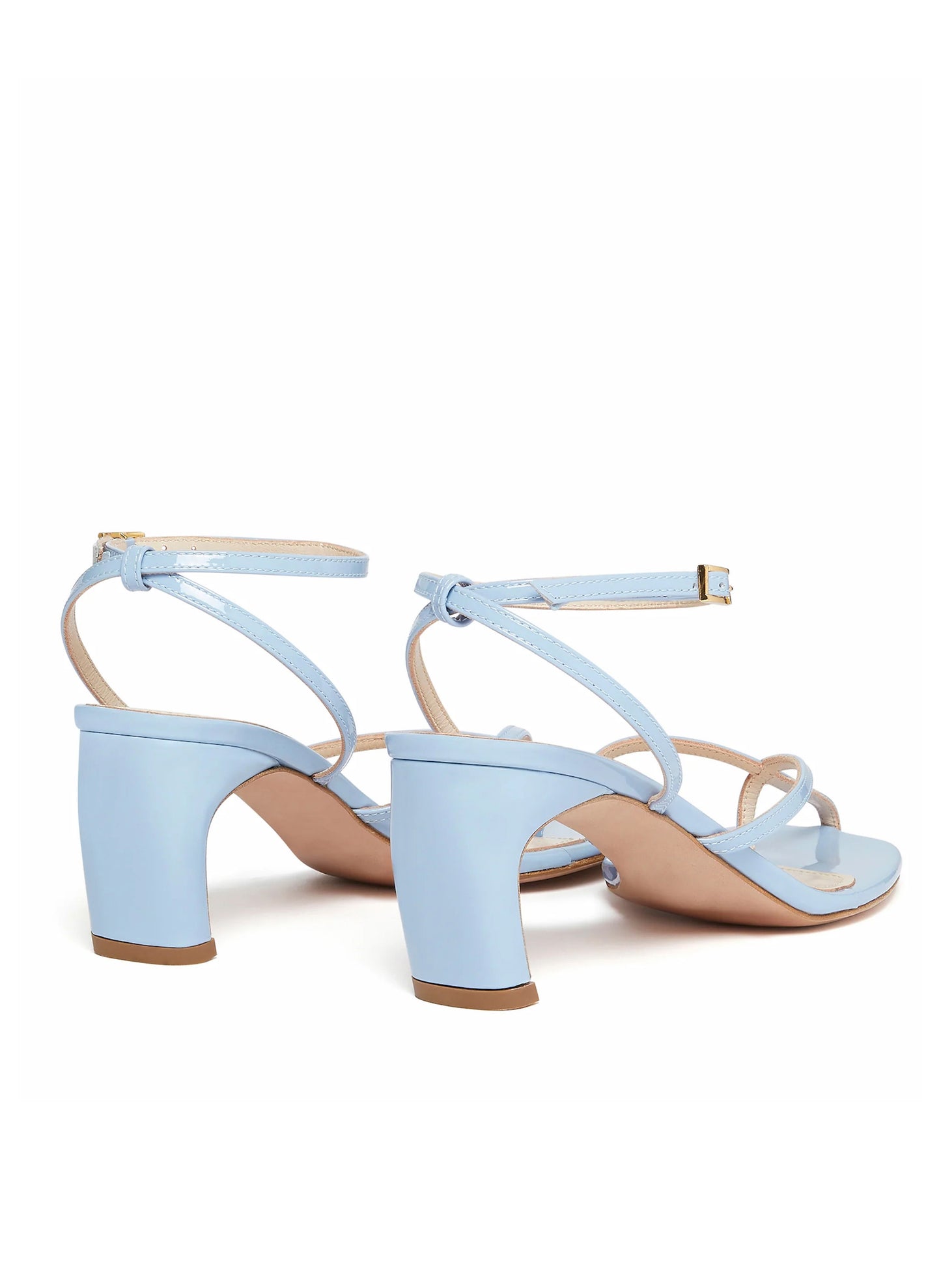 Ficelle Ankle Strap Patent Iris Blue