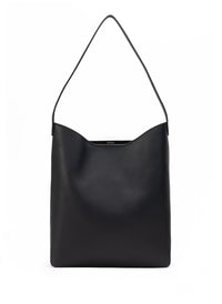 Gemini Pebbled Leather Black - Silver