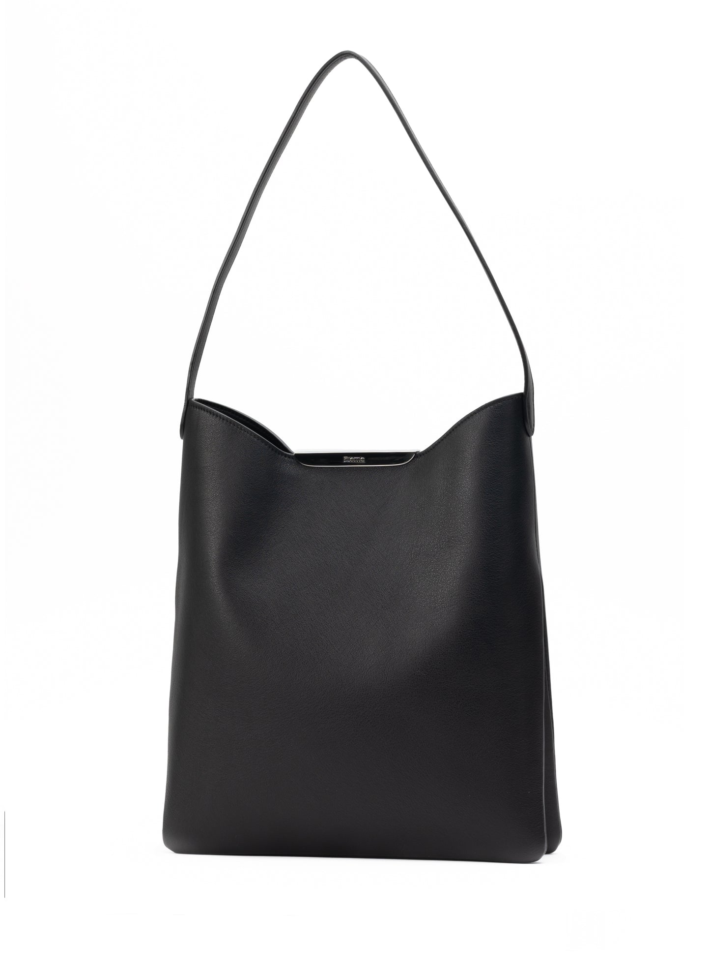 Gemini Pebbled Leather Black - Silver