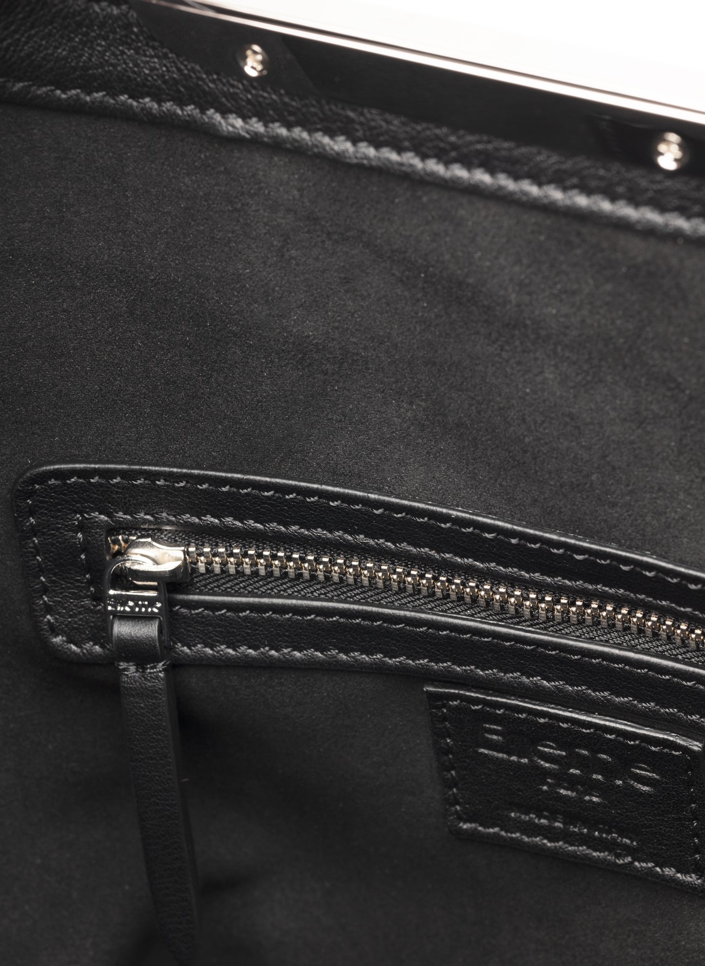 Gemini Pebbled Leather Black - Silver