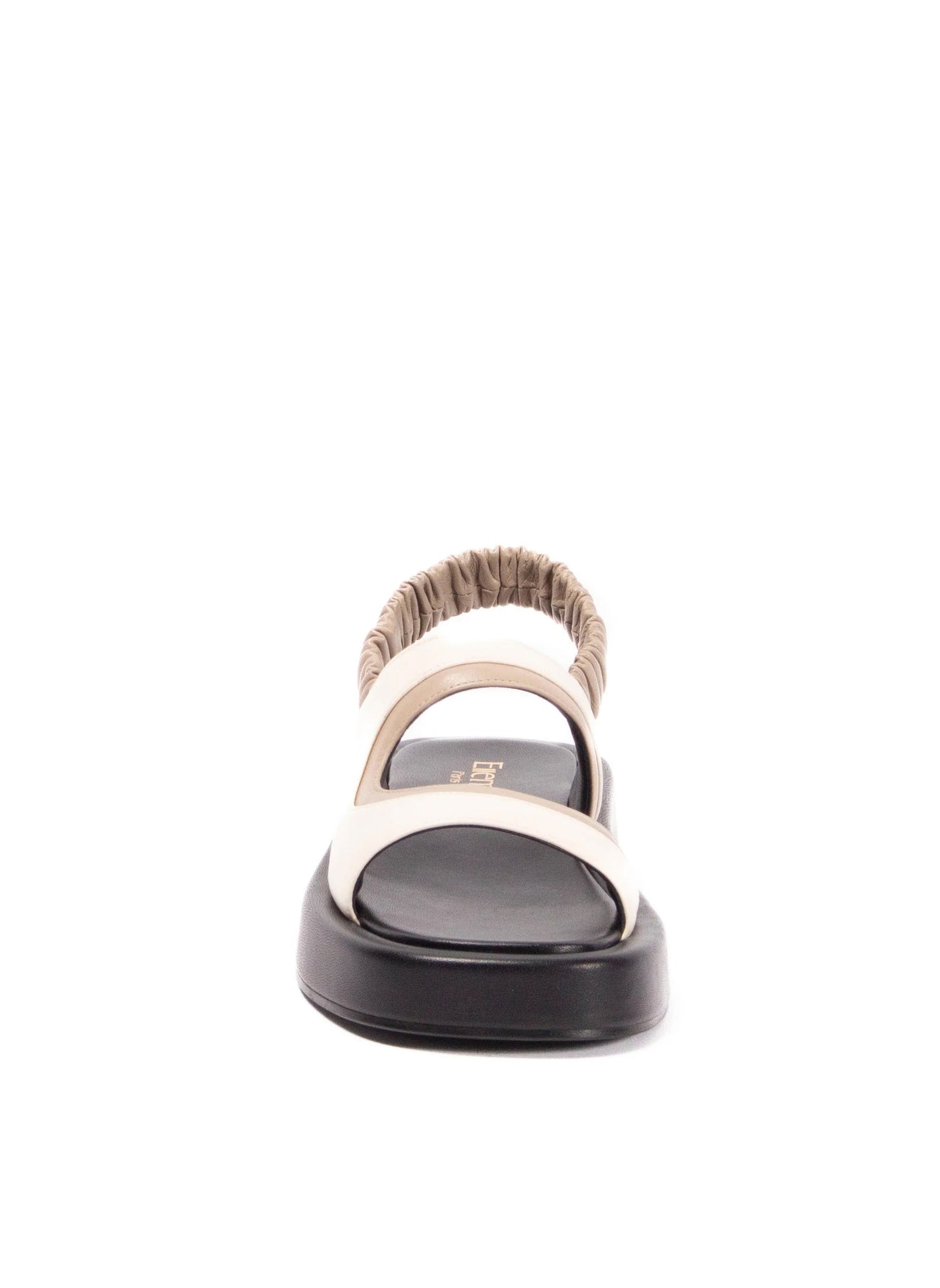 Gemini Puffy Slingback Ivory/Taupe