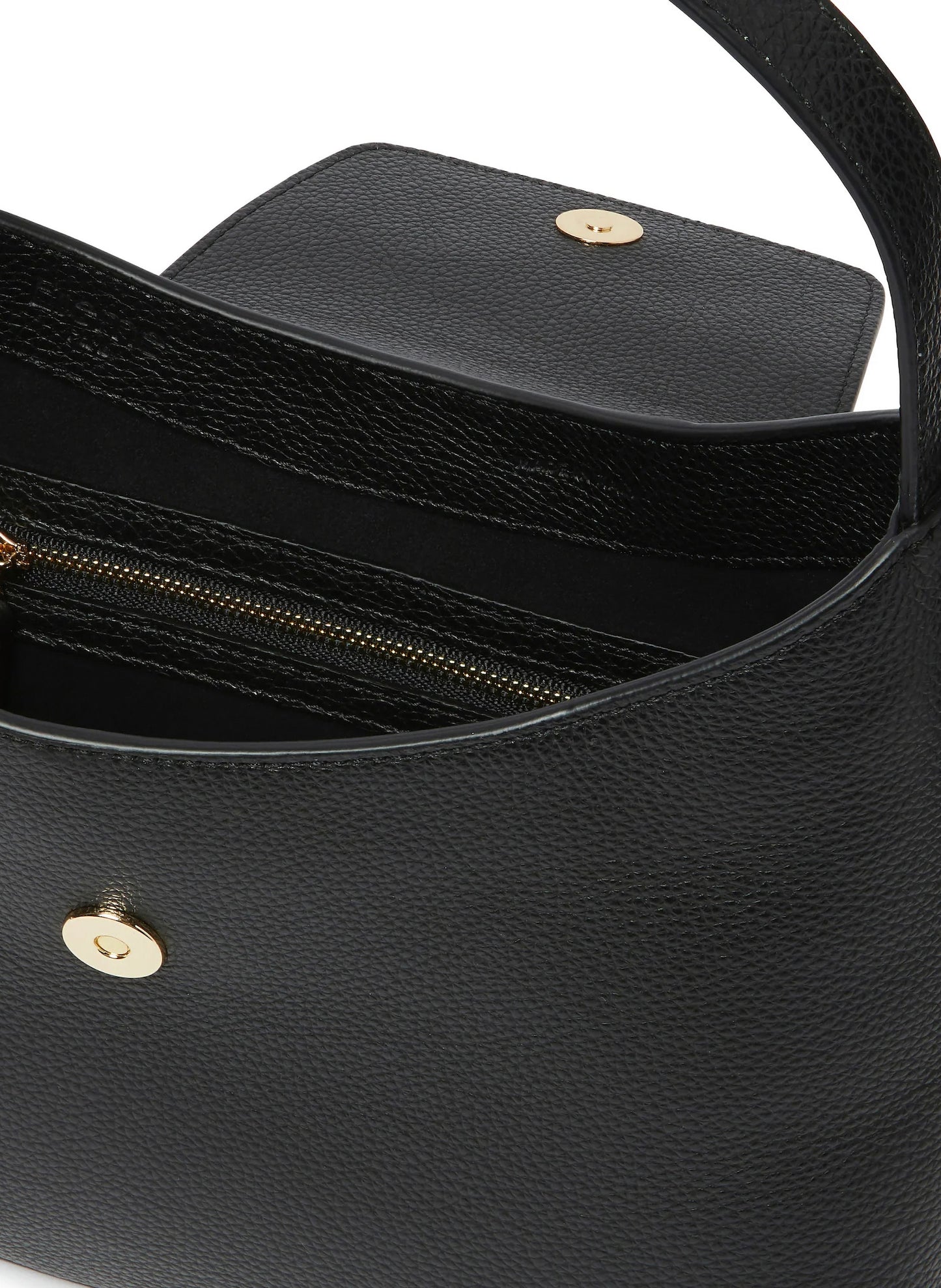 Kitten Pebbled Leather Black