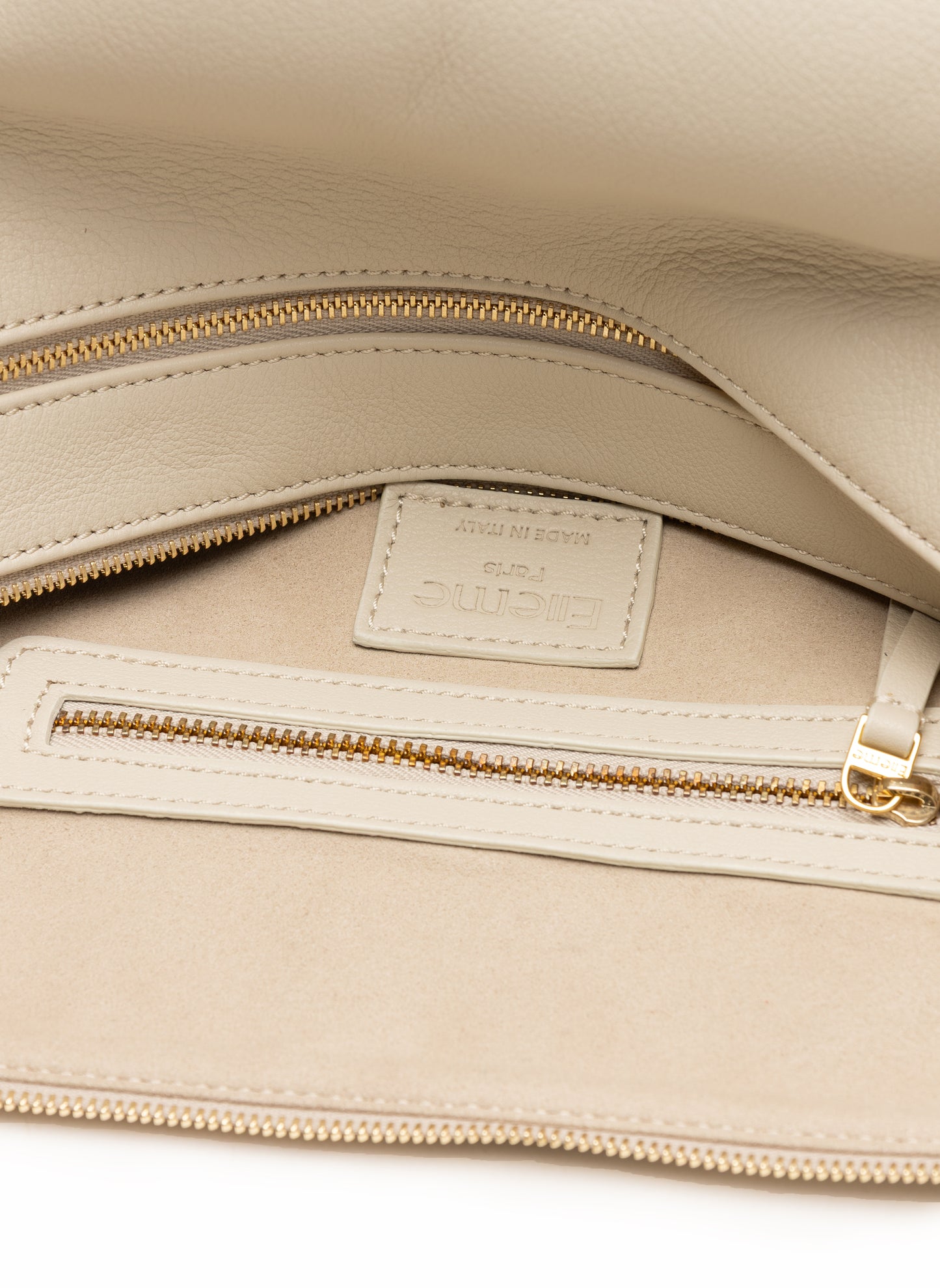 Trousse Large Leather Sesame