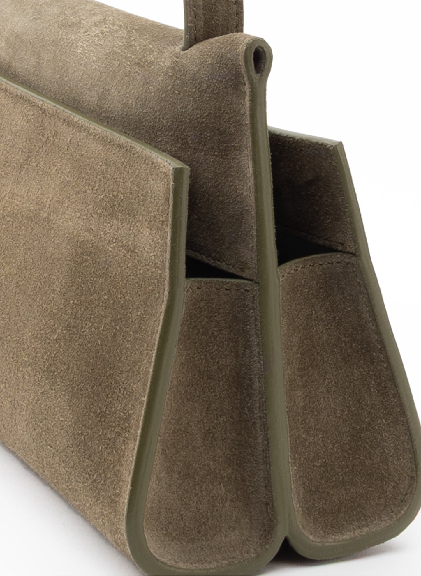 Long Papillon Suede Truffle