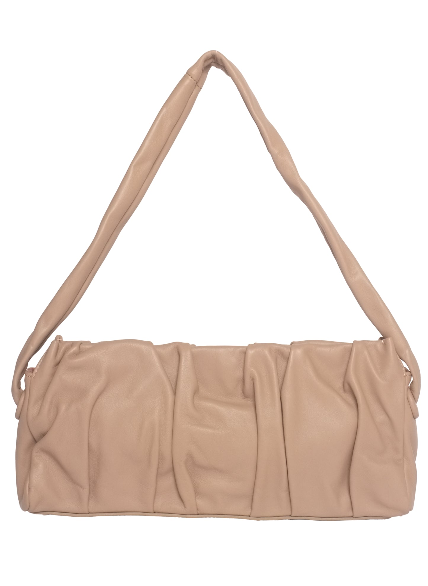 Long Vague Leather Grey