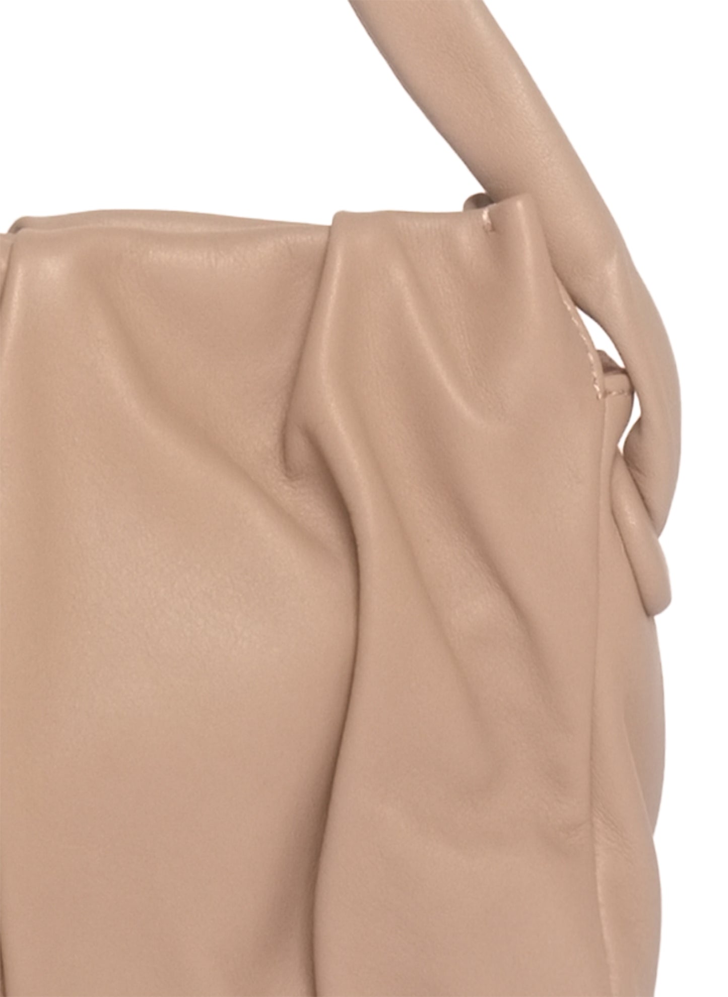 Long Vague Leather Grey