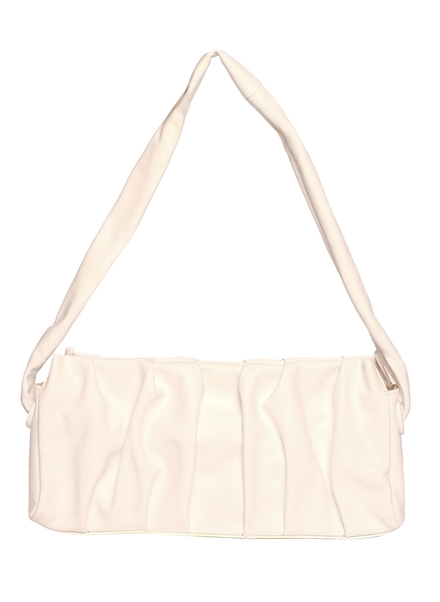 Long Vague Leather White