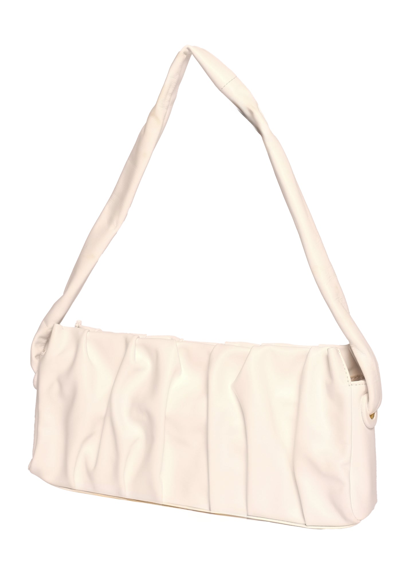 Long Vague Leather White