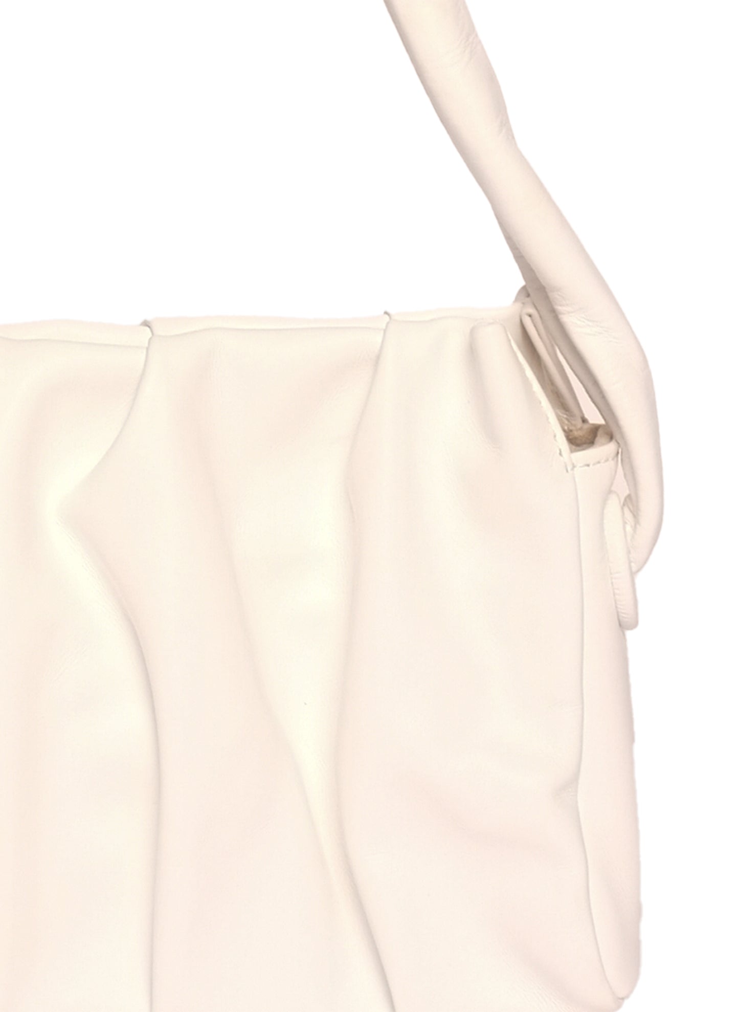 Long Vague Leather White