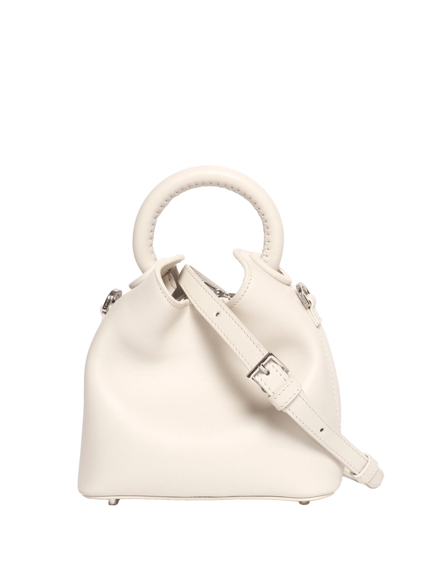 Madeleine Leather White/Silver Hardware
