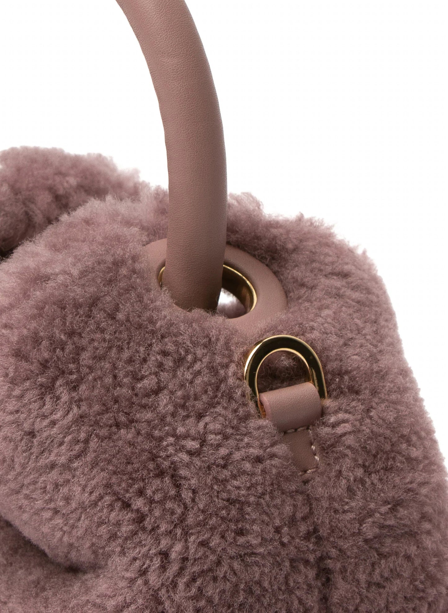 Madeleine Shearling Teddy Mauve