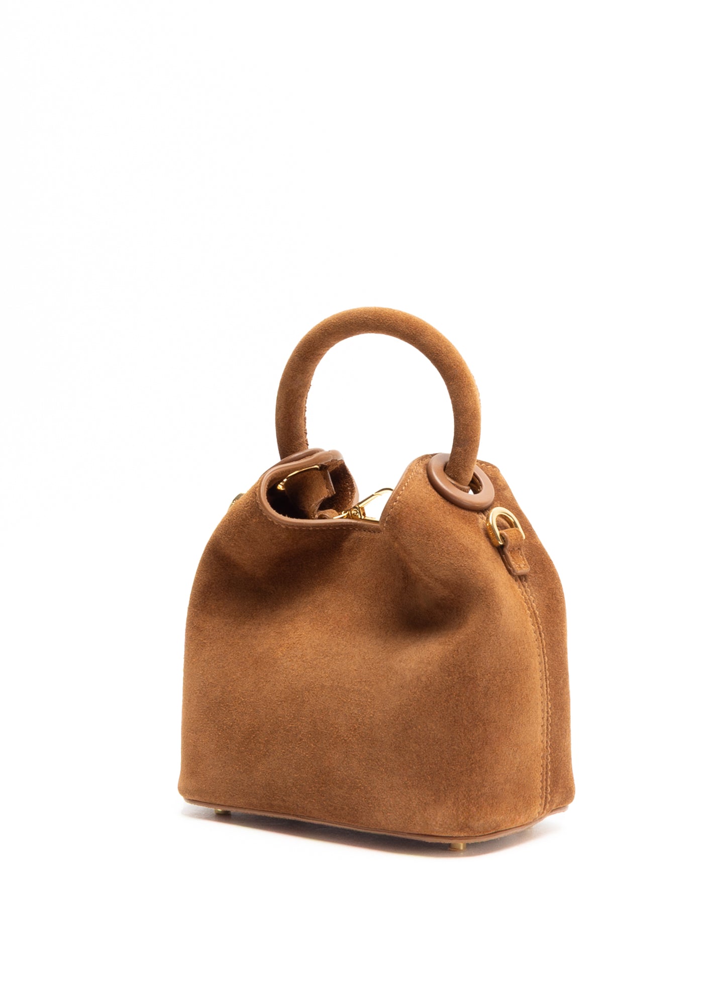 Madeleine Wildleder Cognac