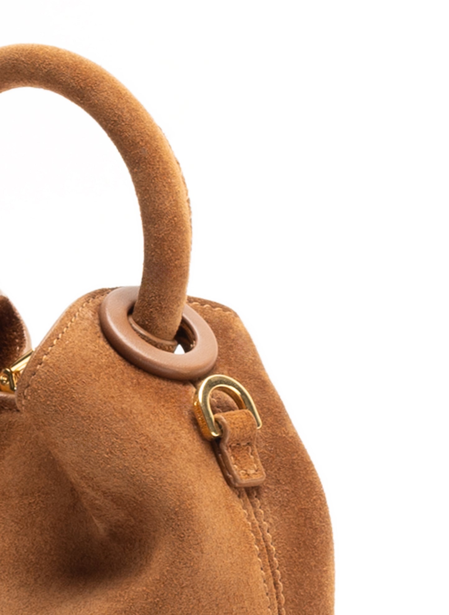 Madeleine Wildleder Cognac