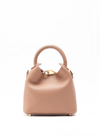 Madeleine Pebbled Leather Dust Pink