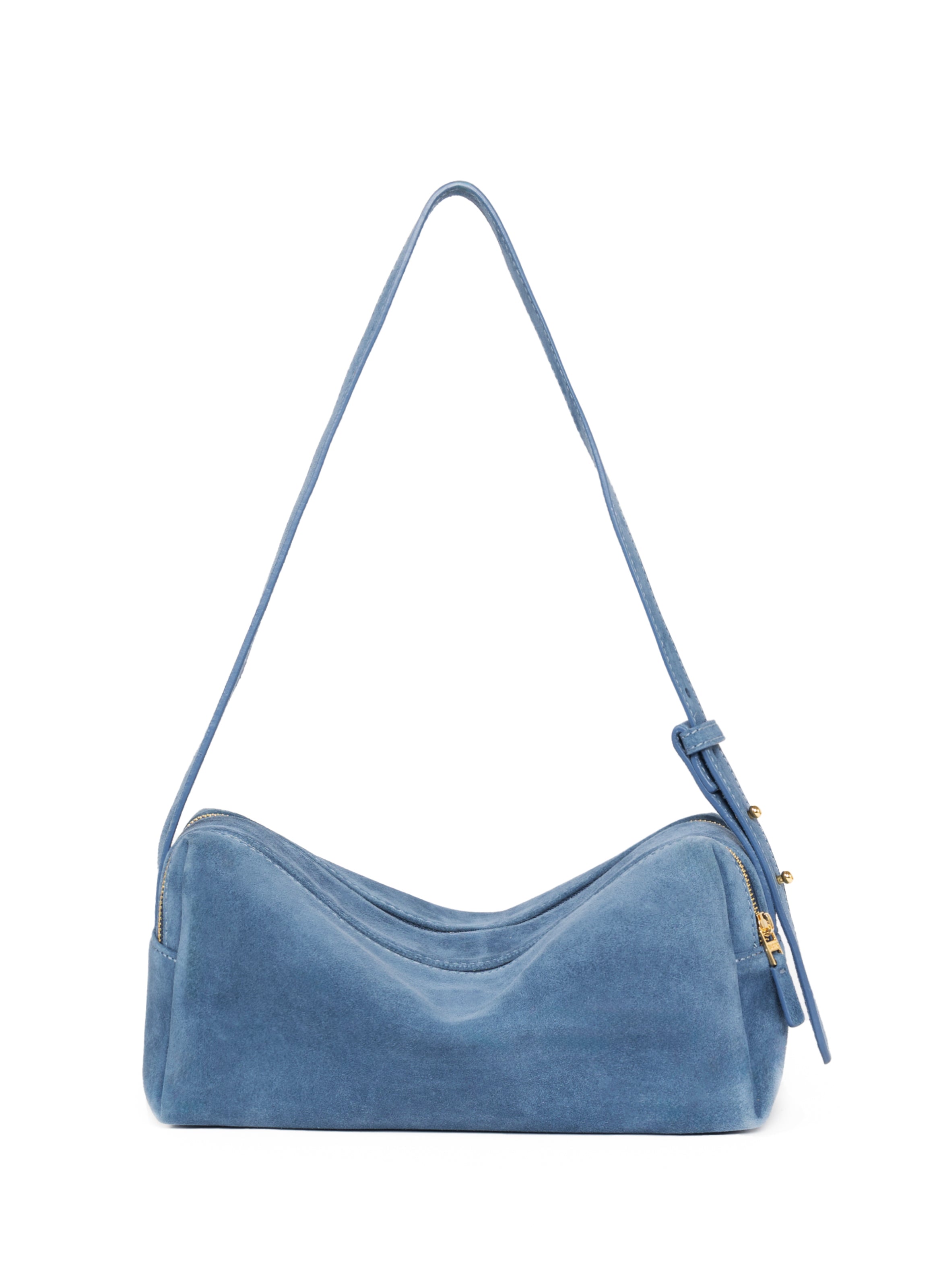【elleme】Trousse Large Suede ショルダーバッグ 関税送料込 Madeleine_Suede_Marine1_9617c9