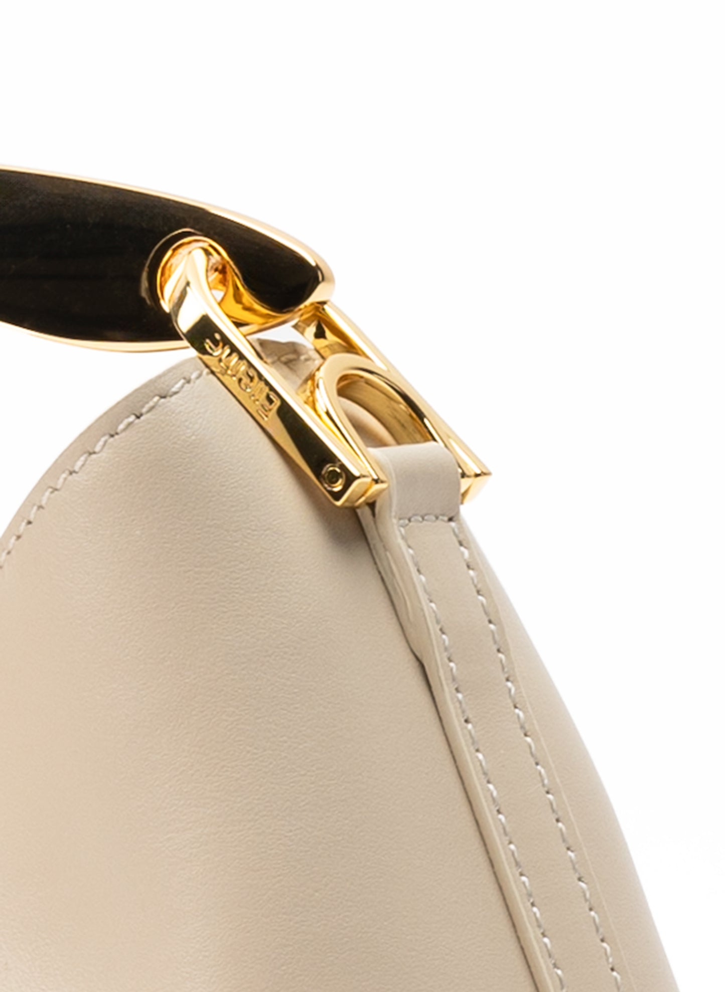 Mini Boomerang Cuir Sésame