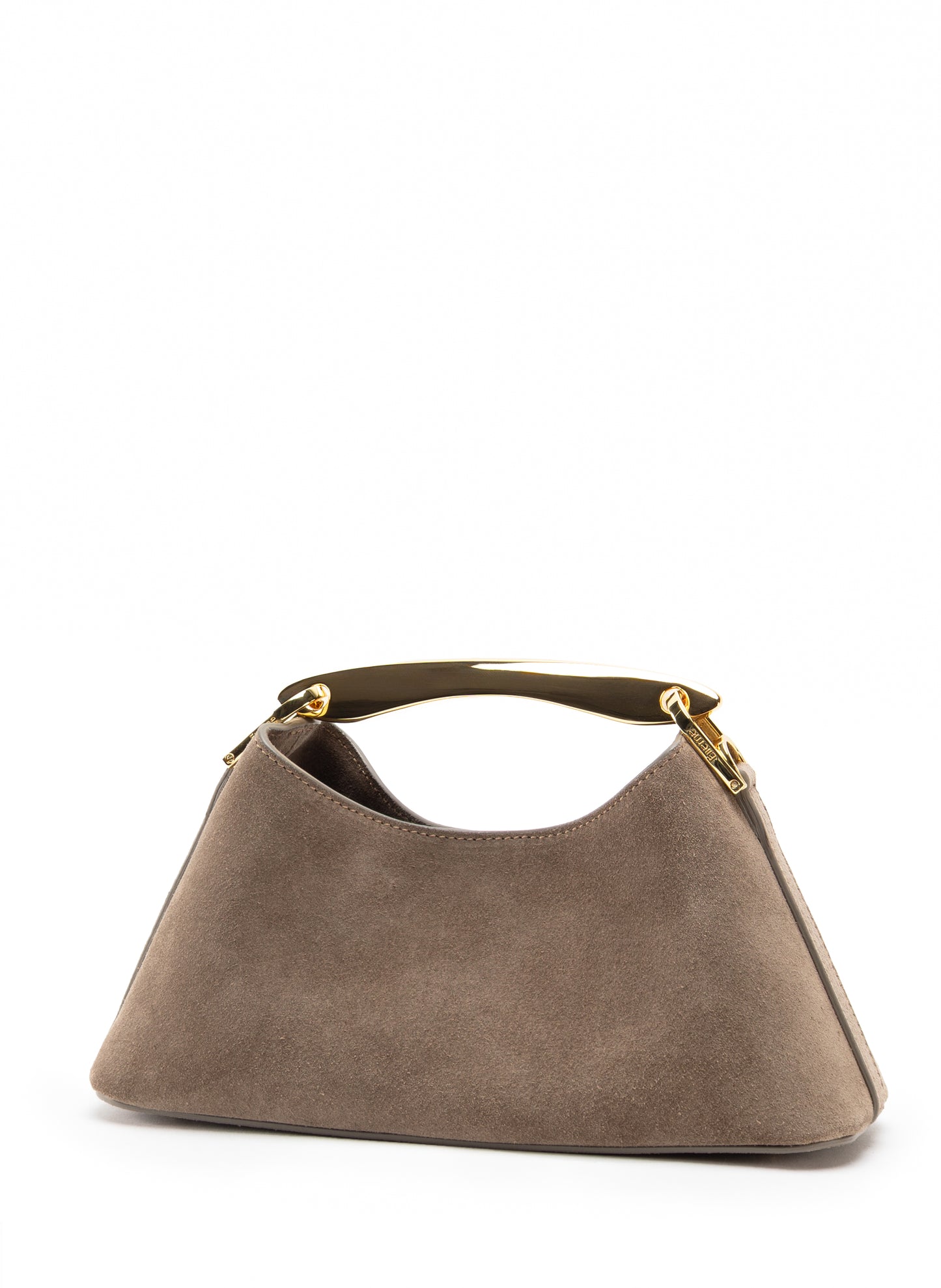 Mini Boomerang Suede Taupe