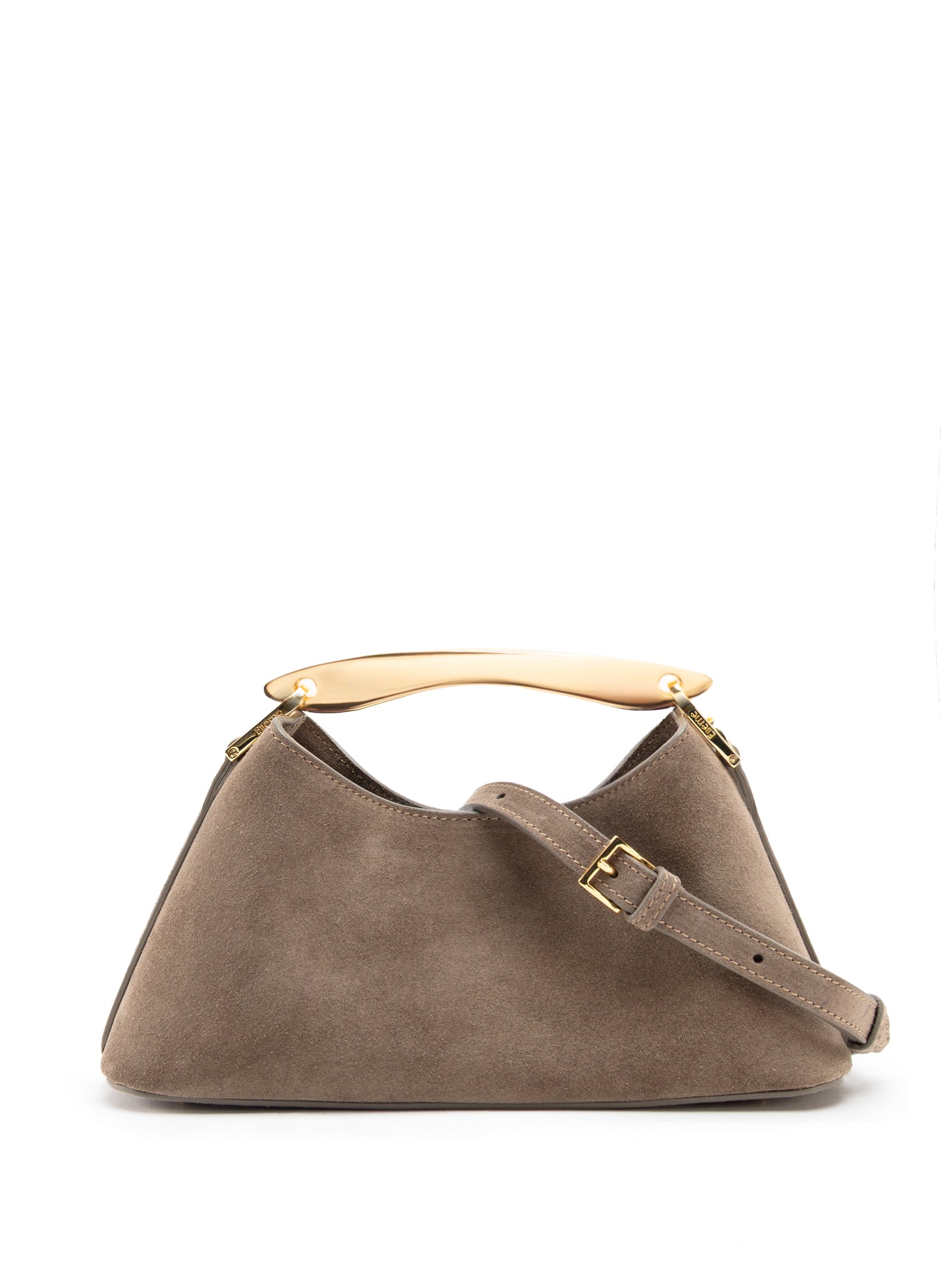 Mini Boomerang Suede Taupe