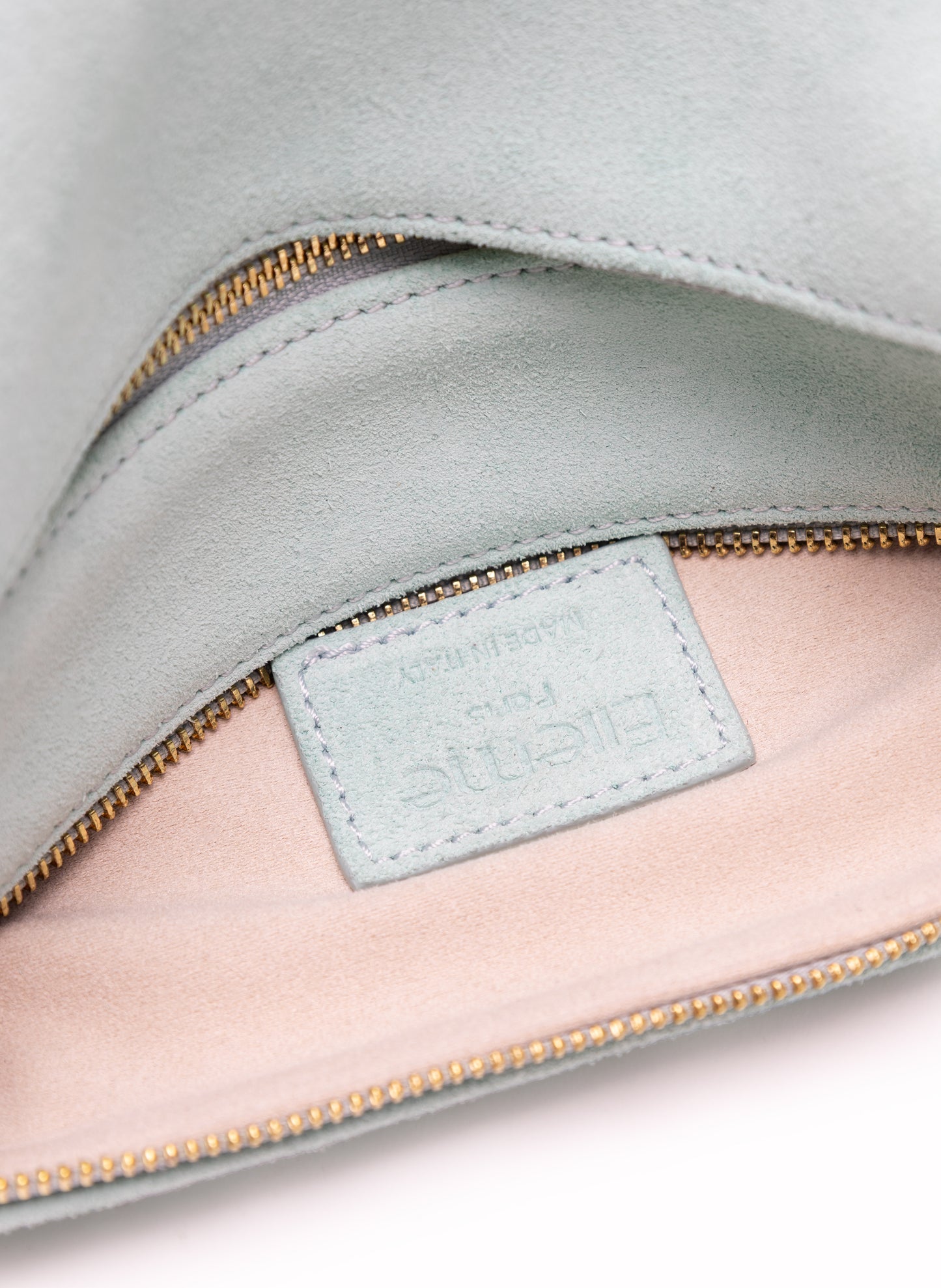 Mini Trousse Suede Turquoise