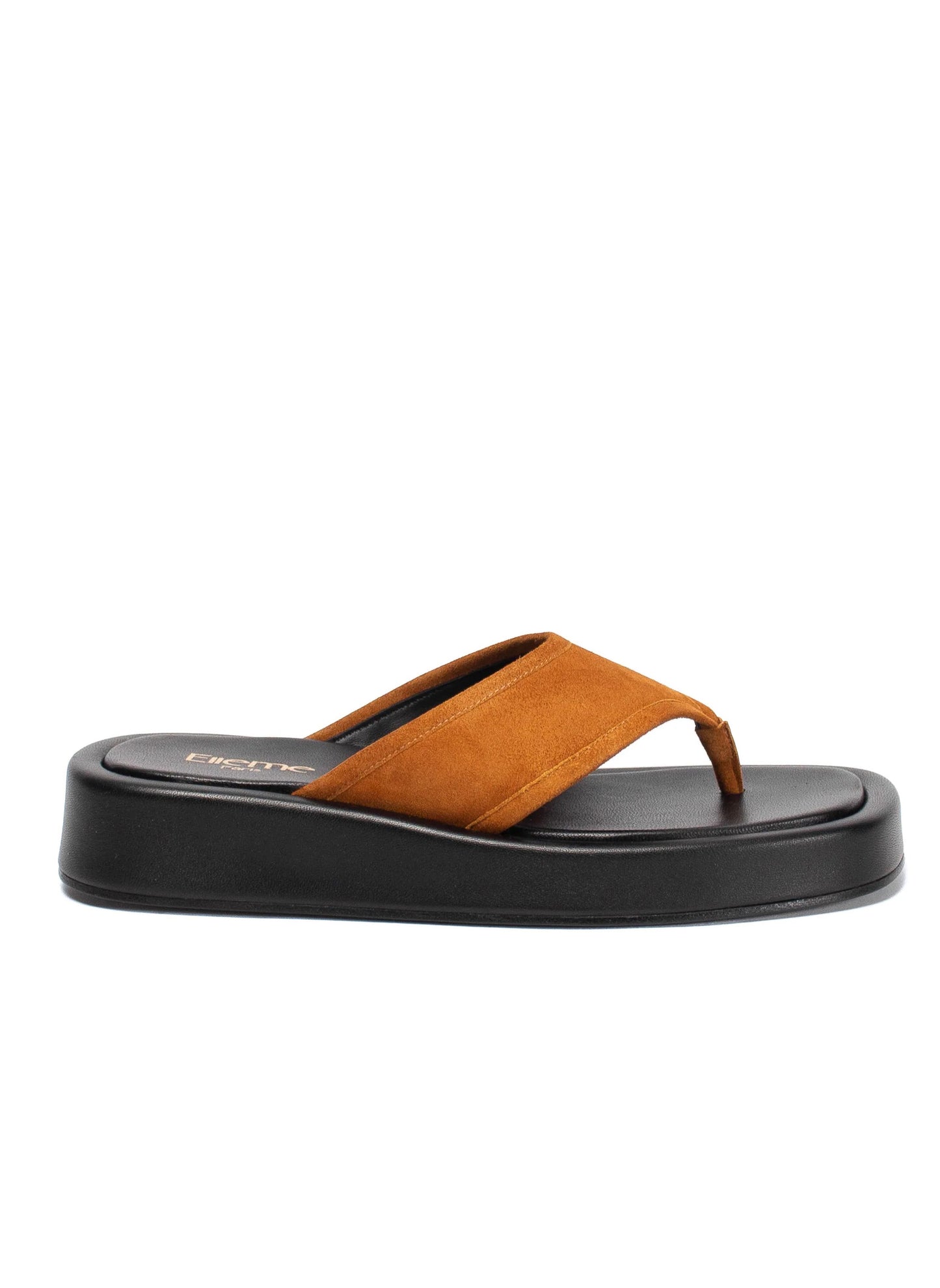 Platform Thong Sandal Brown
