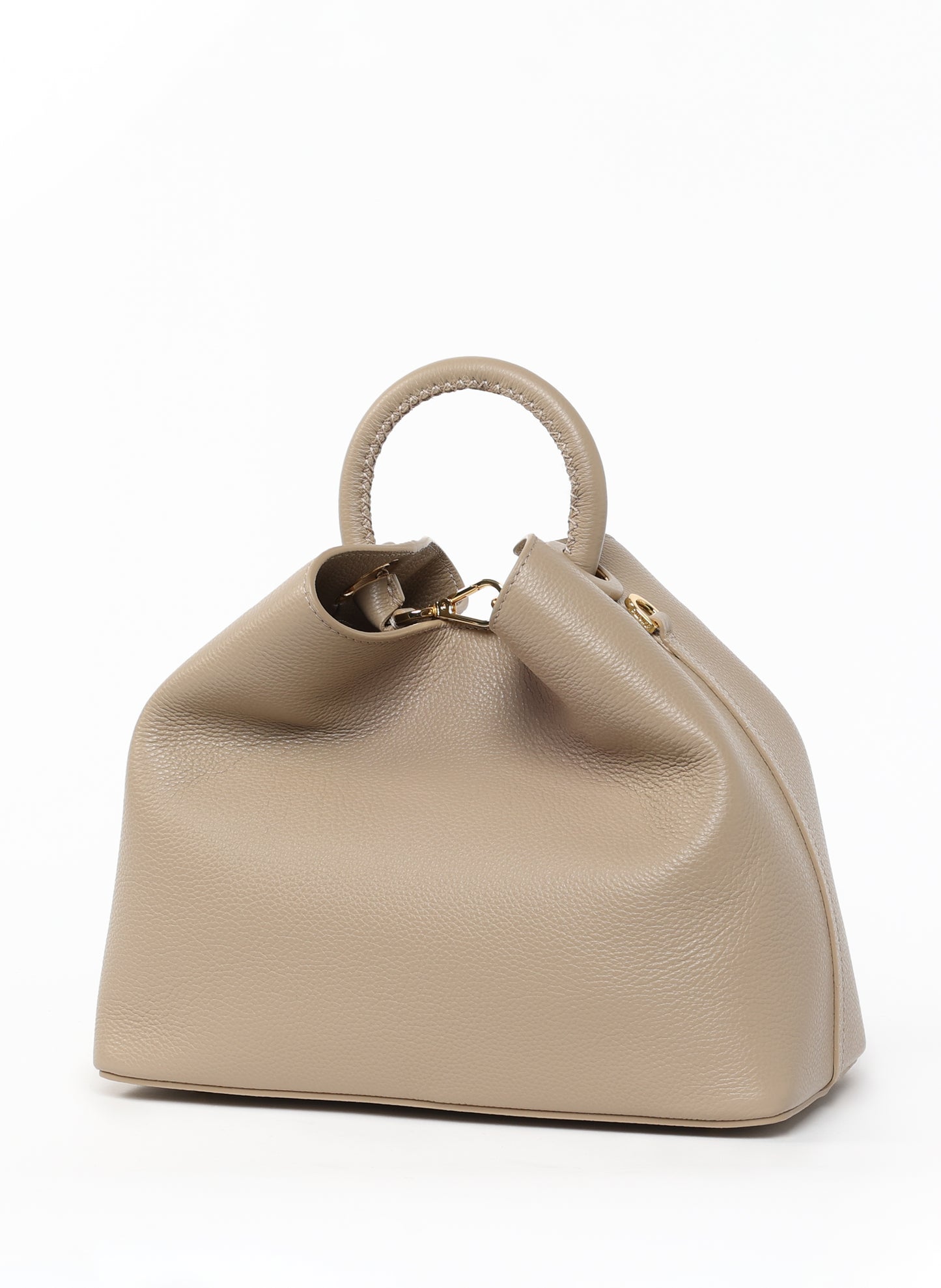Raisin en cuir marbré Taupe